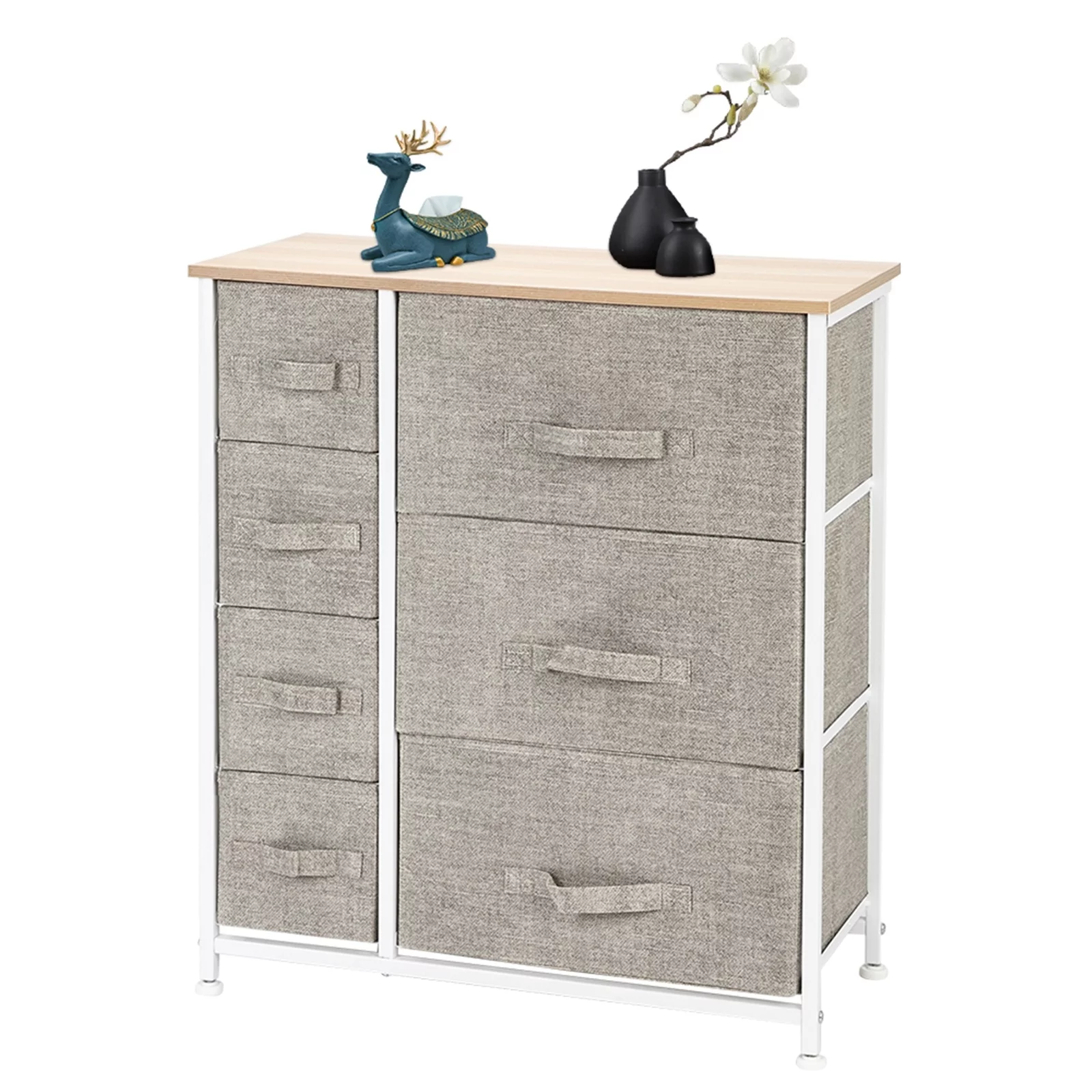 Inq Boutique Dresser With 7 Drawers - Furniture Storage Tower Unit For Bedroom, Hallway,