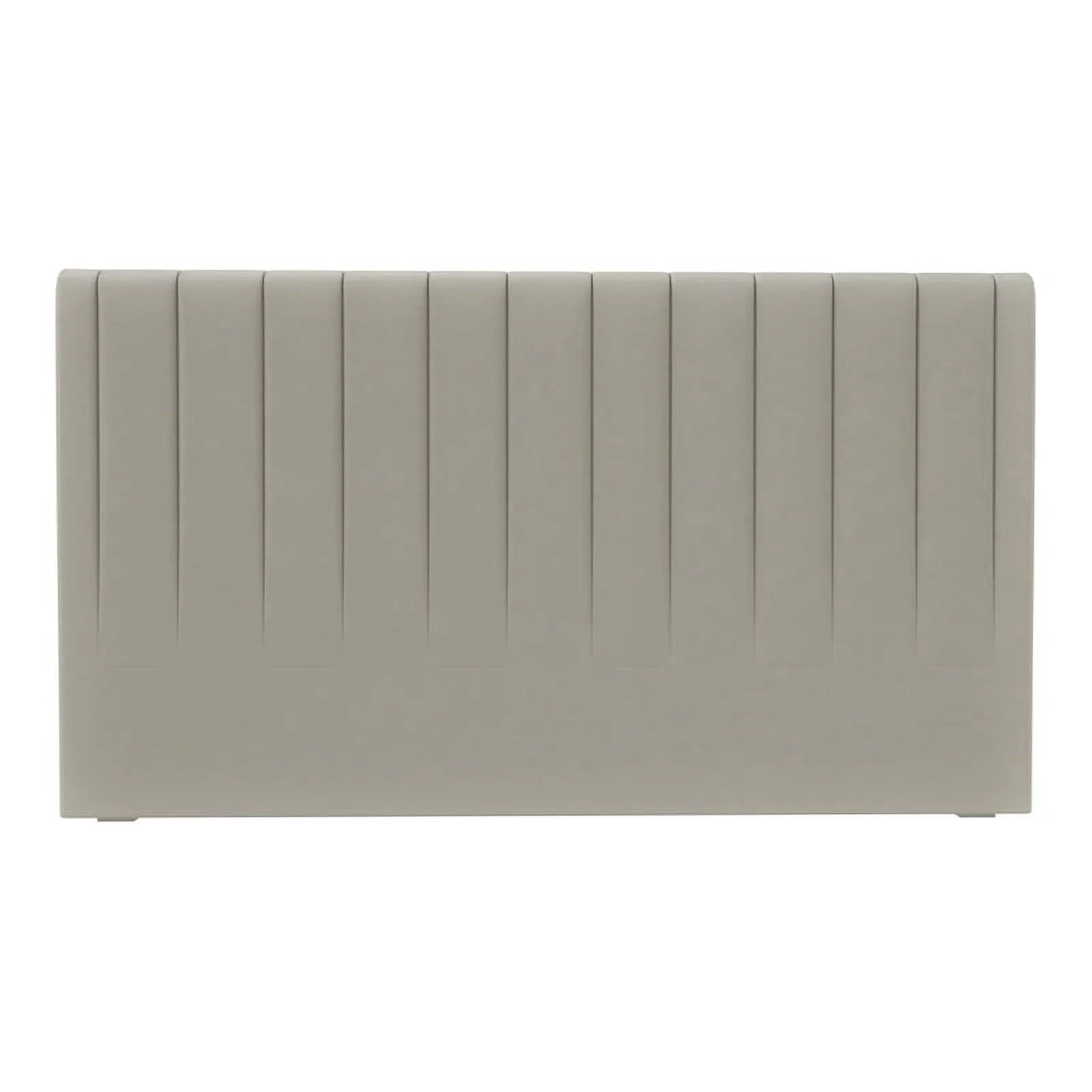 Yatas Bedding Somni Contemporary Wood & Fabric King Size Headboard in Beige