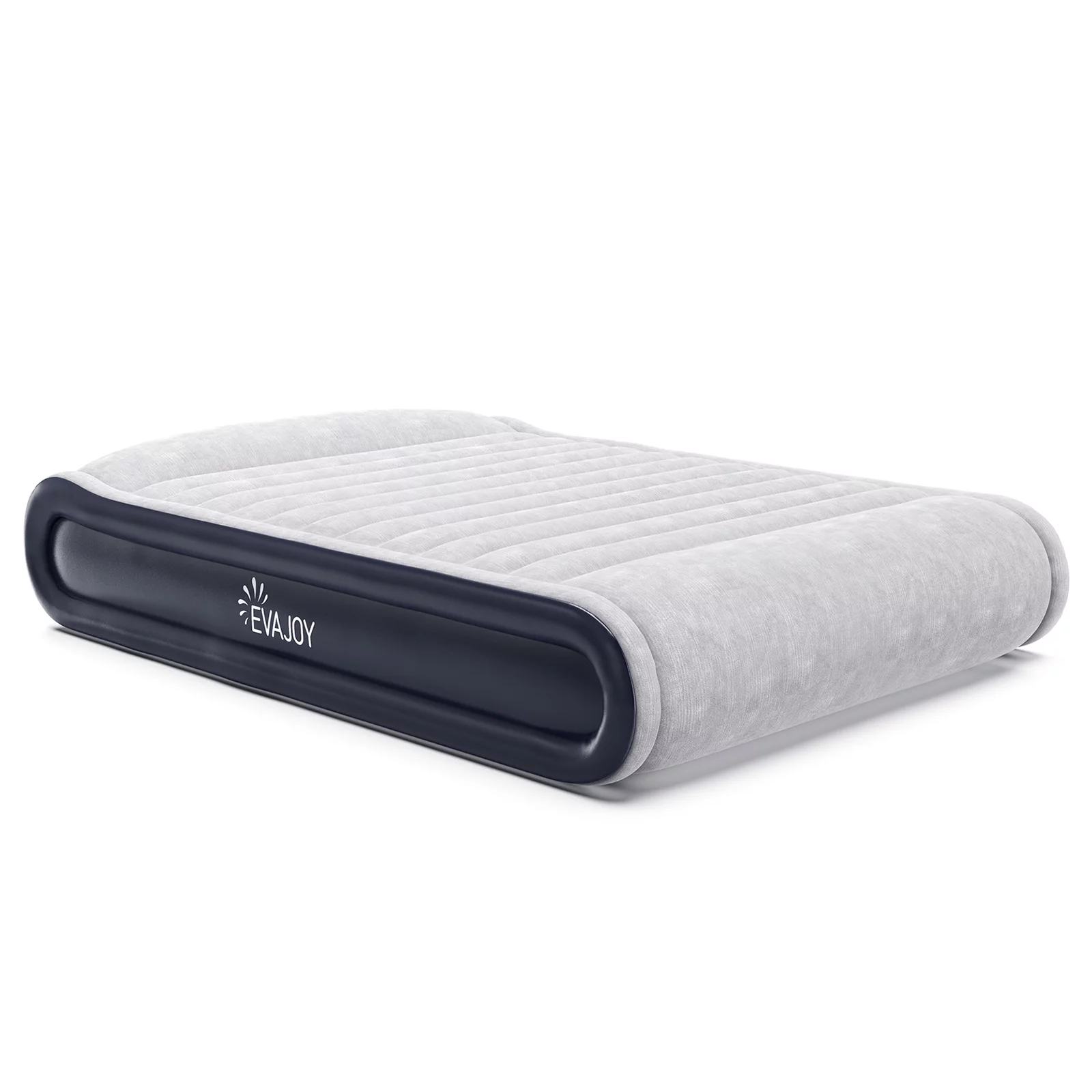 Queen Air Mattress with Built in Pump, Comfortable Inflatable Mattress for Camping & Home, Air Bed, PVC Build, Waterproof Flocking