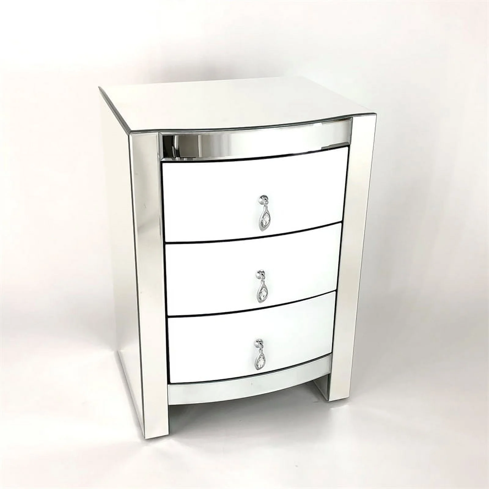 Hot curve side table 18Wx15Dx26