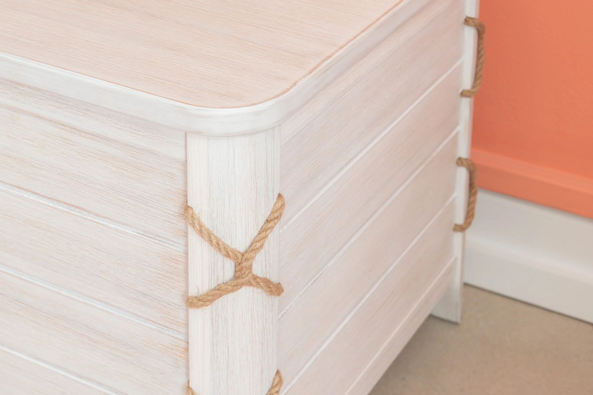 Powell Harrow Cedar Chest, Whitewash