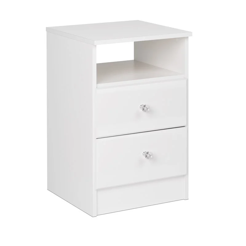 Home Square 4-Piece Set with 2 Nightstands Double Dresser & 6-Drawer Tall Chest