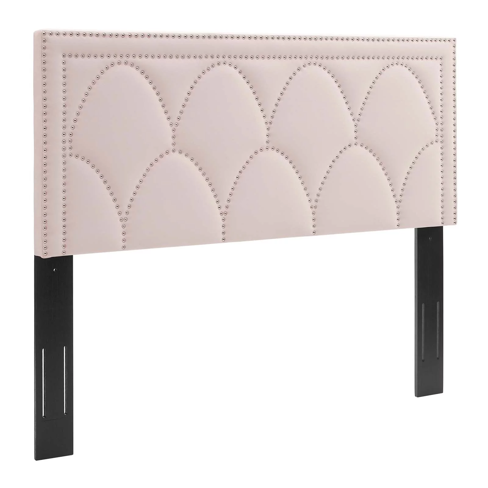 Modway Greta Performance Velvet Twin Headboard in Pink