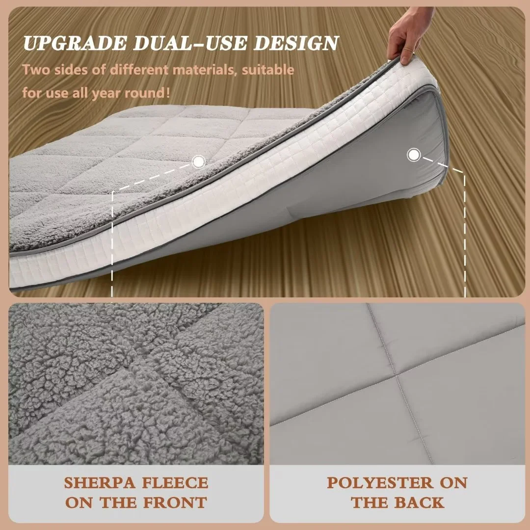 Docred Extra Thick Japanese Floor Mattress for Adults, kids-4