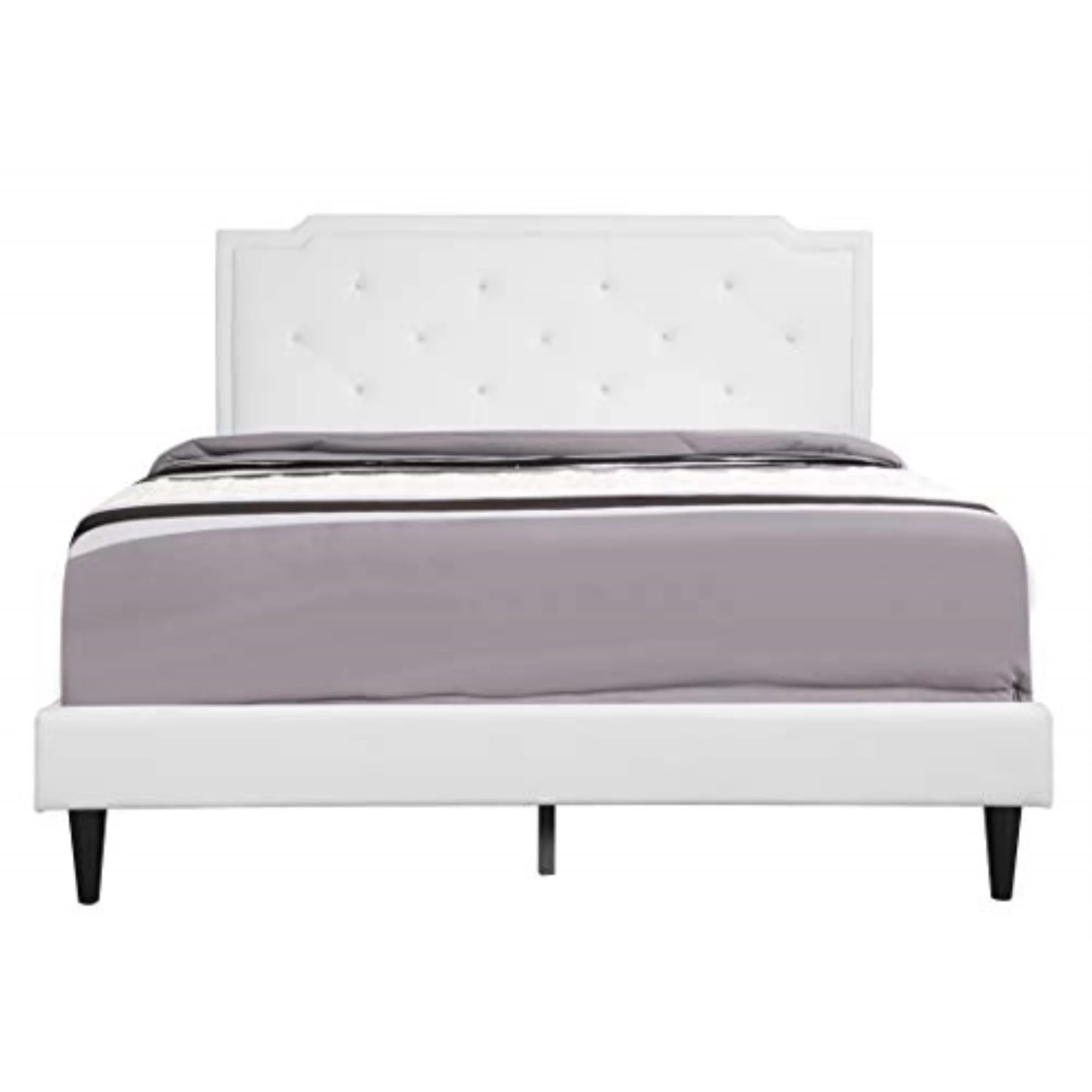 Glory Furniture Deb G1118-QB-UP Queen Bed - All In One Box , WHITE