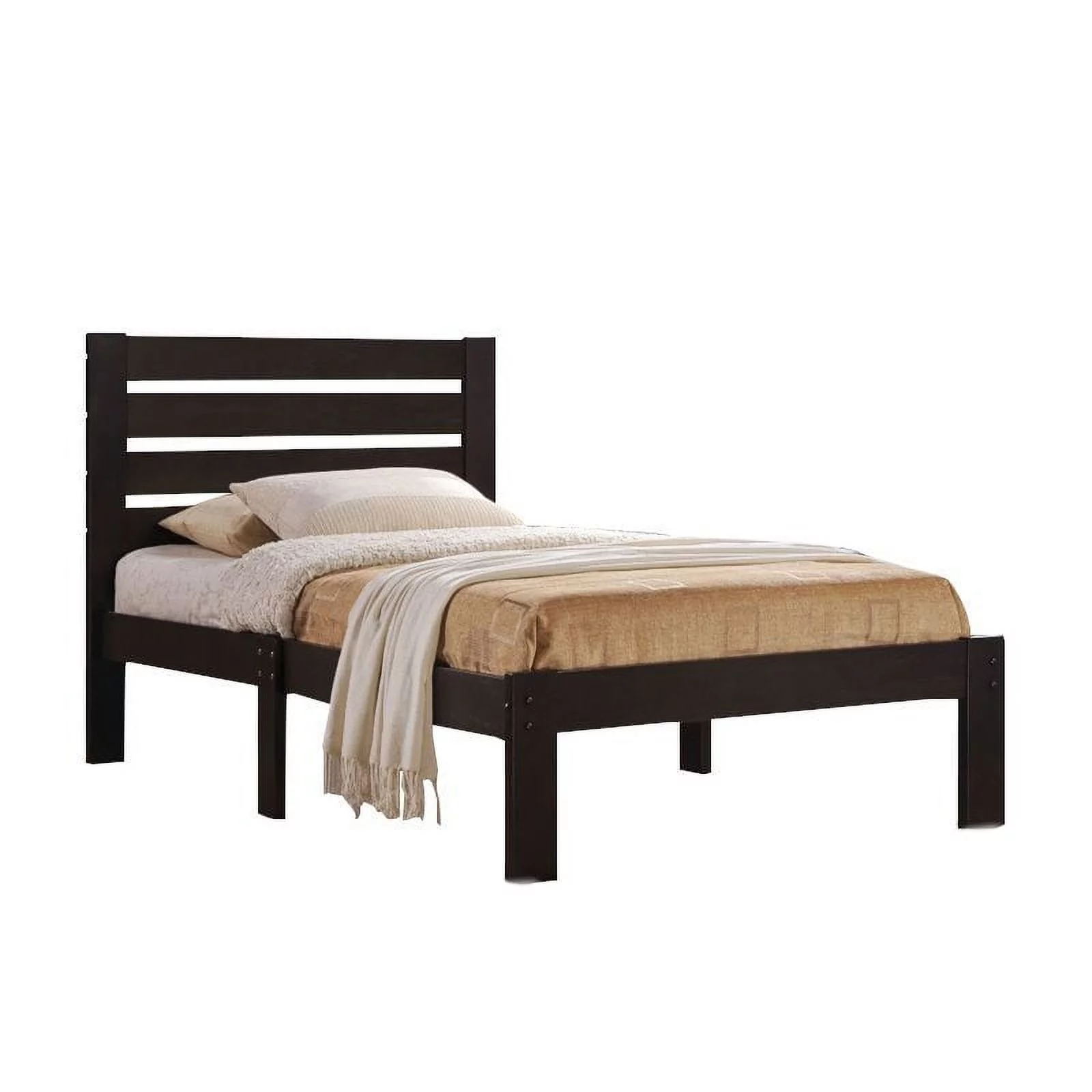 Acme Furniture Kenney Full Bed with Slatted Headboard in Espresso