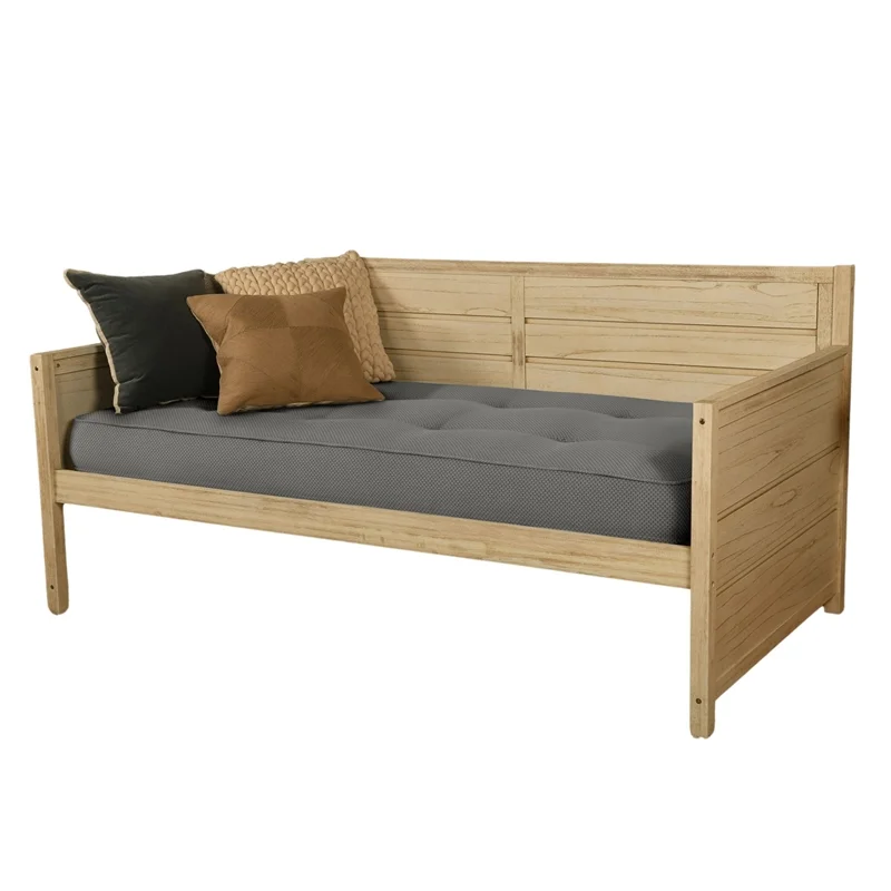 Kodiak Furniture Twin-size Tufted Fabric Daybed Mattress in Marmont Thunder