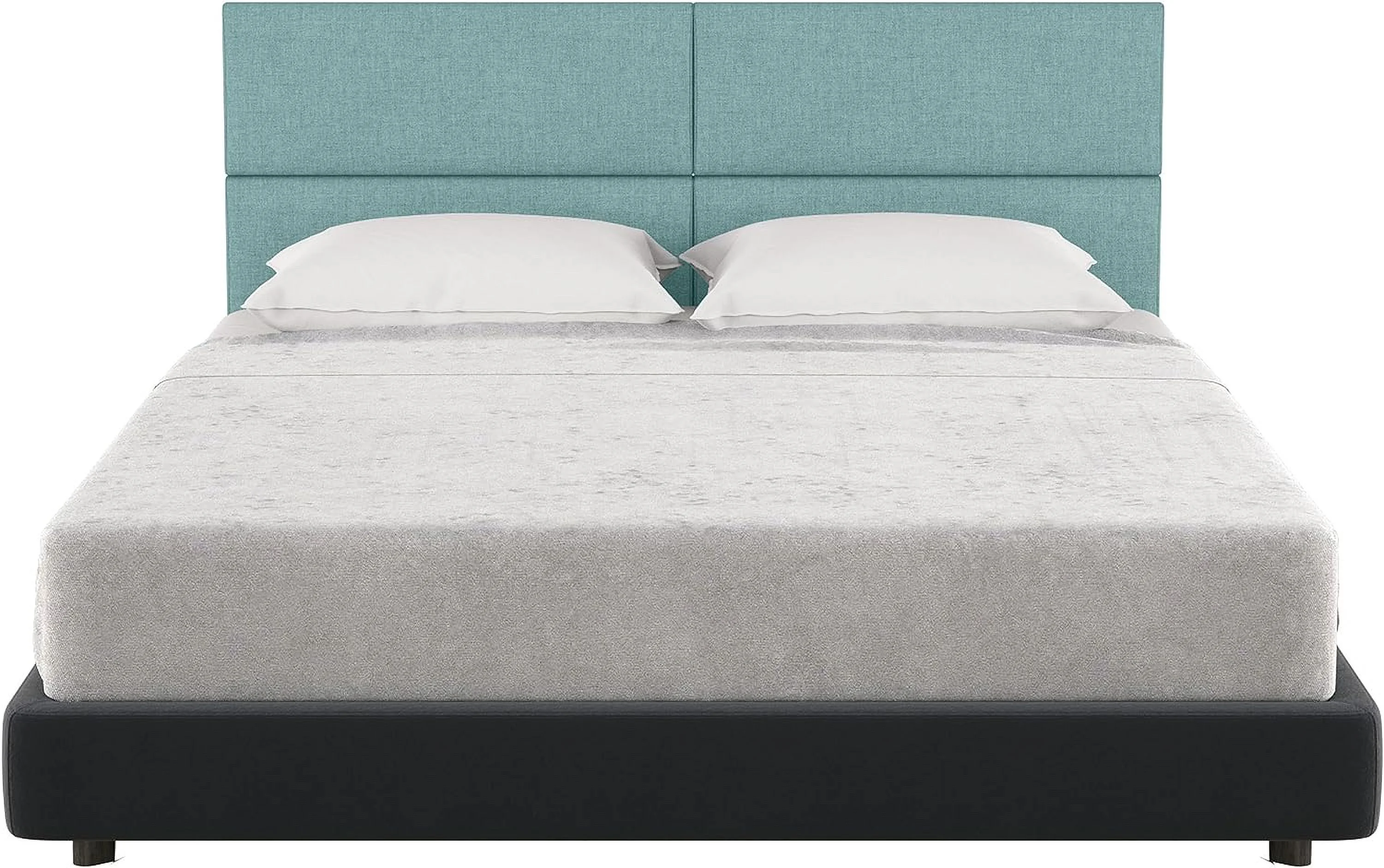 Panelist Modern Padded Headboard – Set Of 4 Wall Mounted Panels (Each 11.25