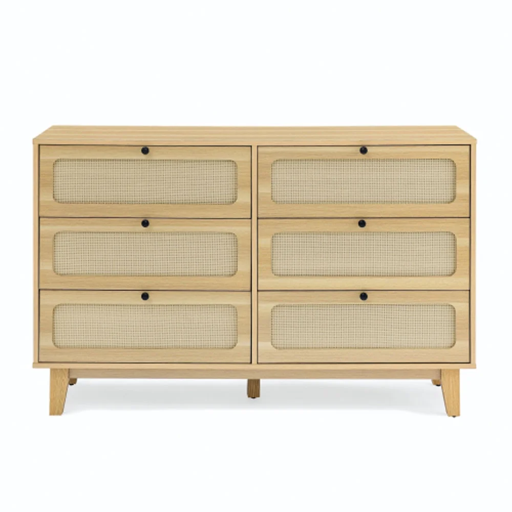 Drawer bedroom dresser, wooden antique dresser, TV cabinet bedroom living room corridor storage dresser, storage box drawer cabinet, six-drawer cabinet