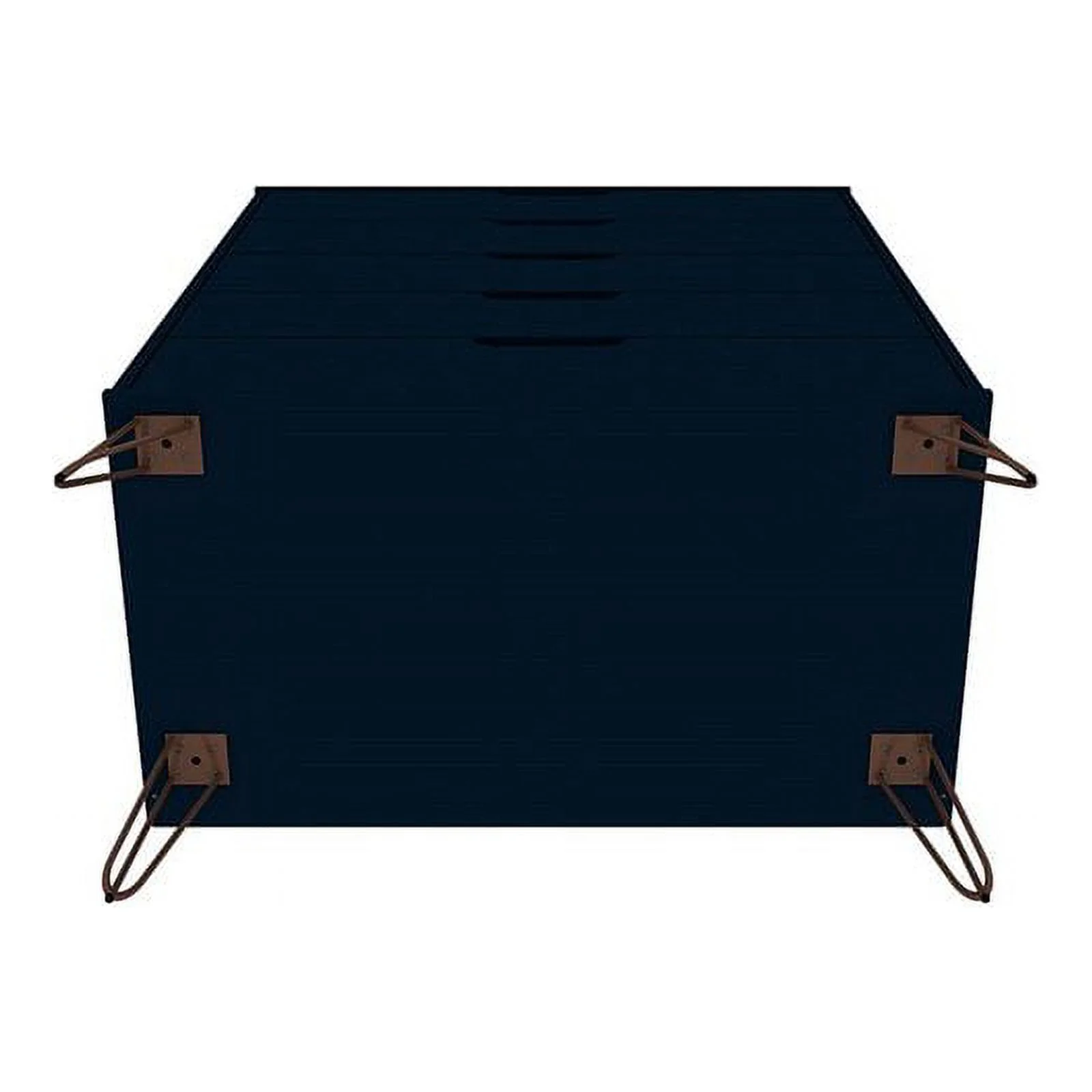 Pemberly Row 5-Drawer Contemporary Wood Dresser in Tatiana Midnight Blue