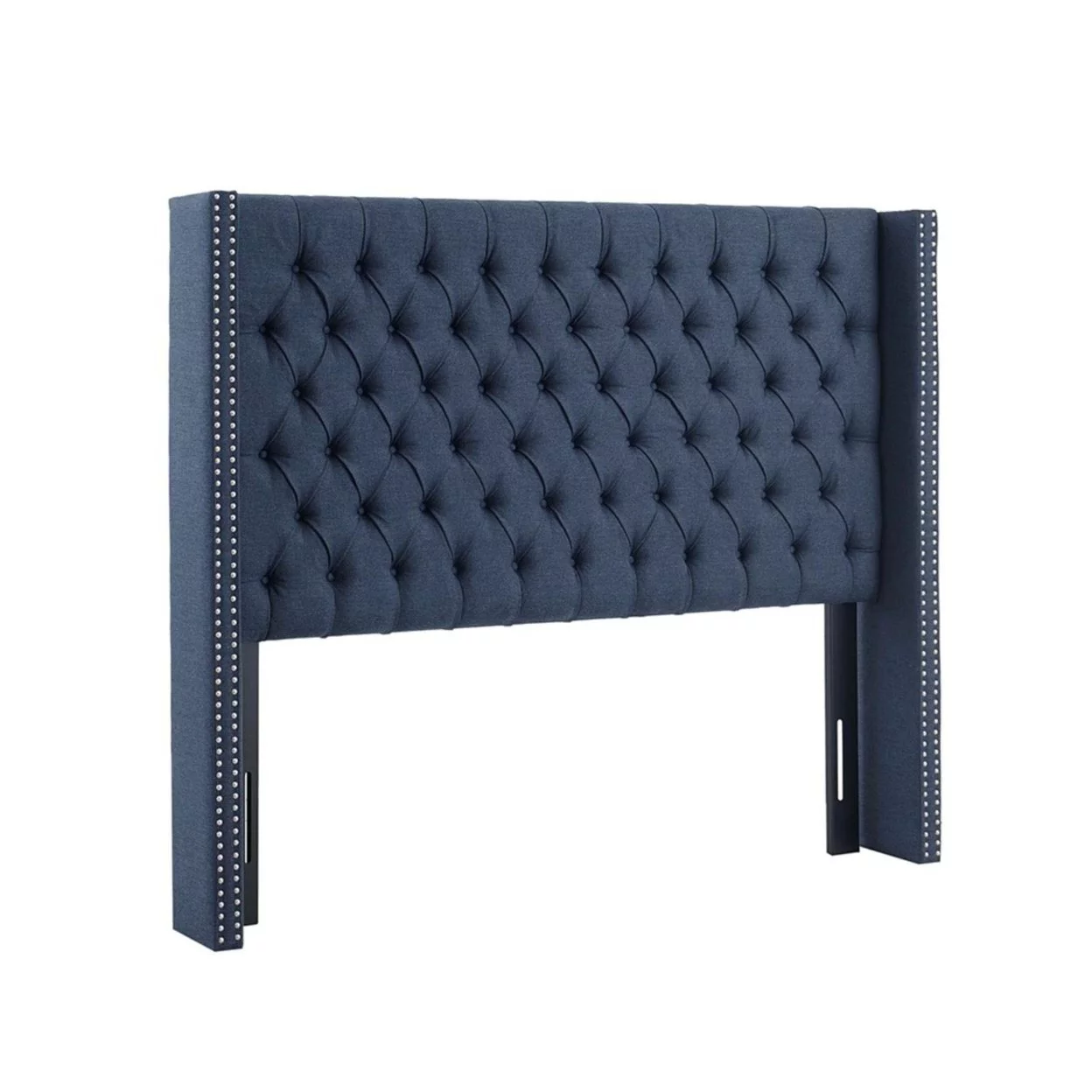 Madison Park Transitional Amelia Amelia Queen Headboard with Navy MP116-1142