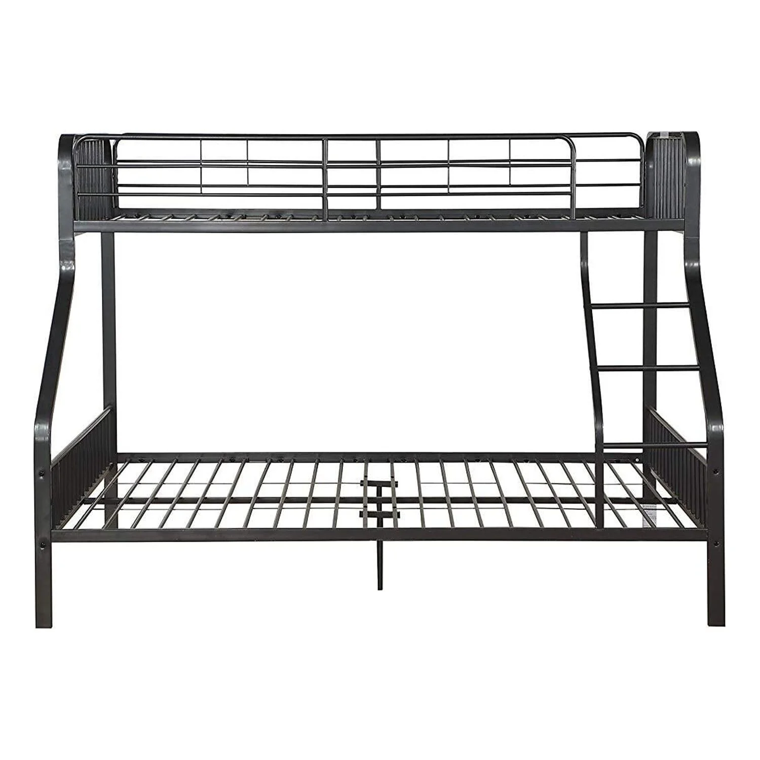 HomeStock Country Cottage Twin Xl/Queen Bunk Bed, Gunmetal (1Set/2Ctn)