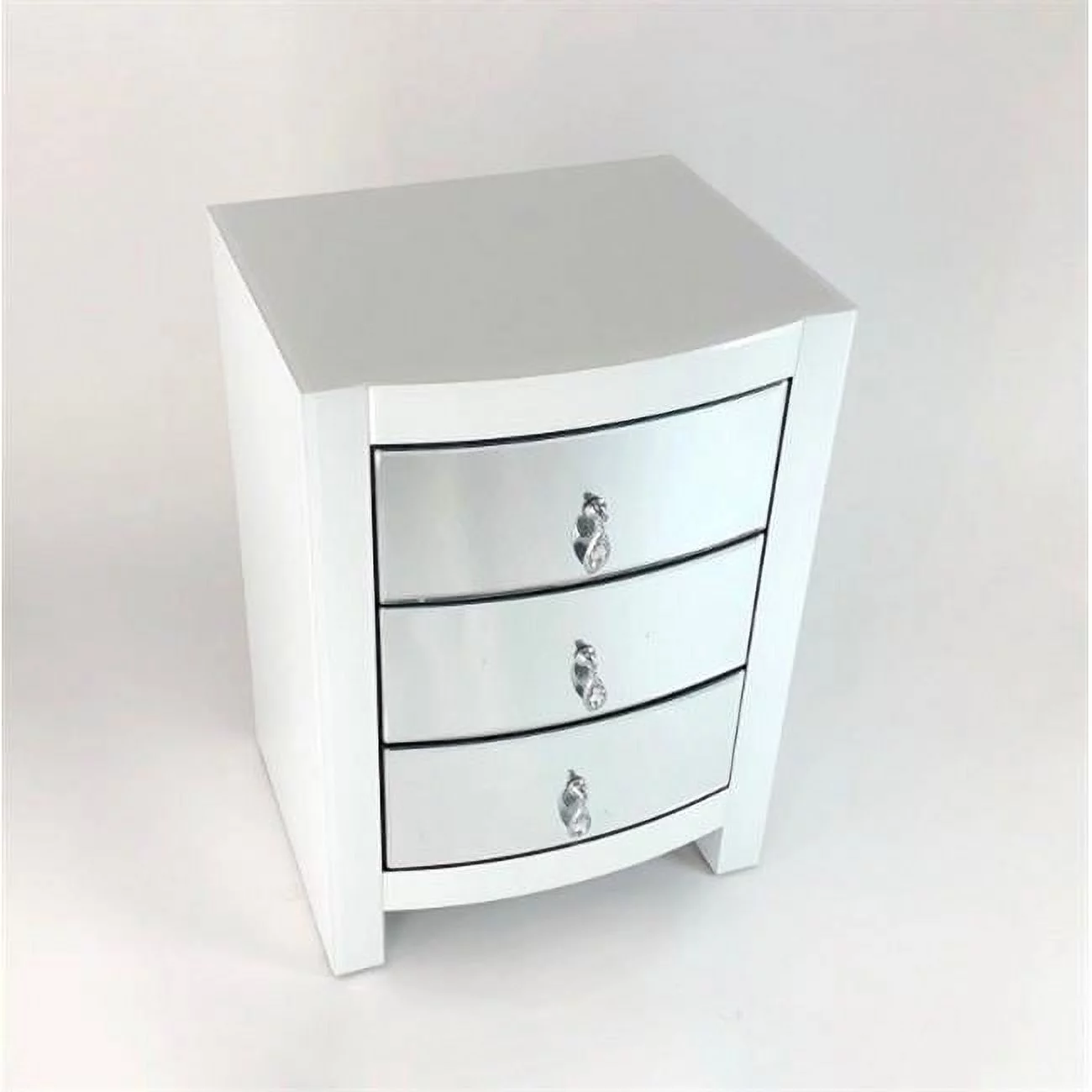 Hot curve side table 18Wx15Dx26