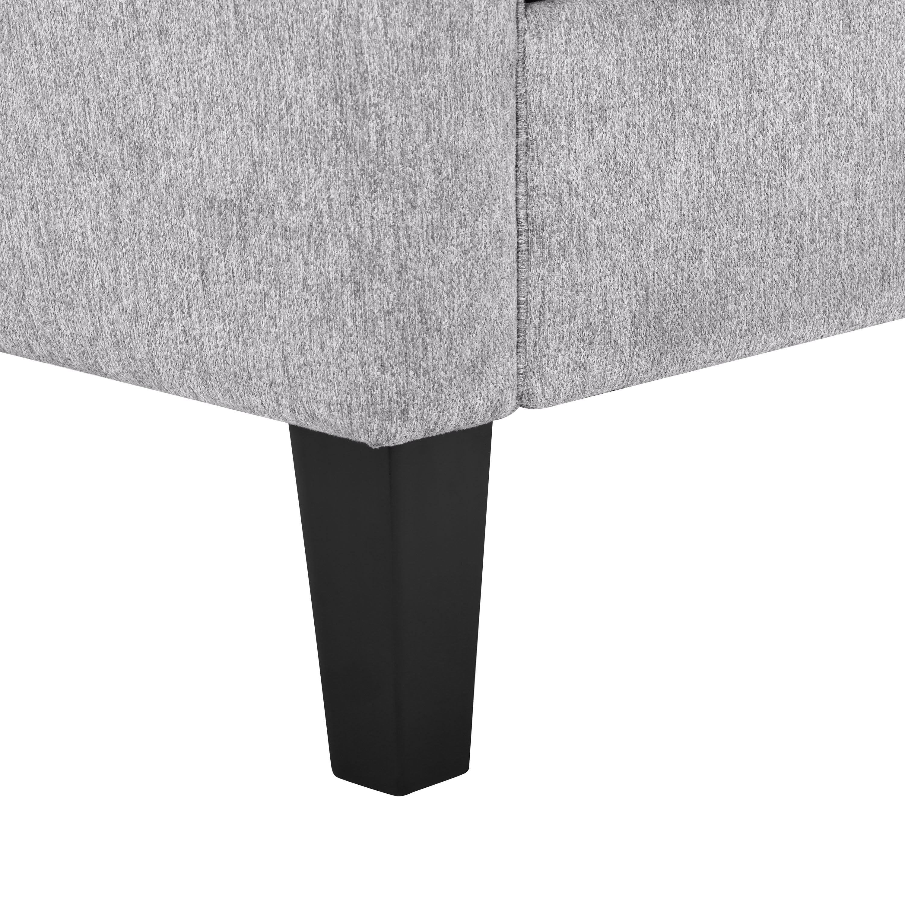 Serta Winston Transitional Stationary Sofa, Light Gray Fabric