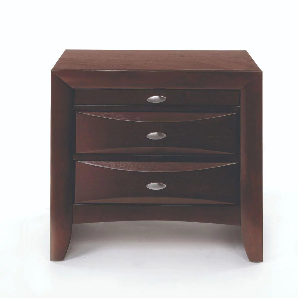 Espresso Wood Eastern King 3PCS Bedroom Set w/Storage Acme Ireland 21596EK-3pcs