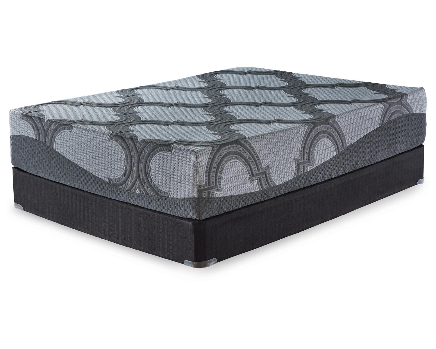 Signature Design by Ashley 12 Inch Ashley Hybrid King Mattress Gray