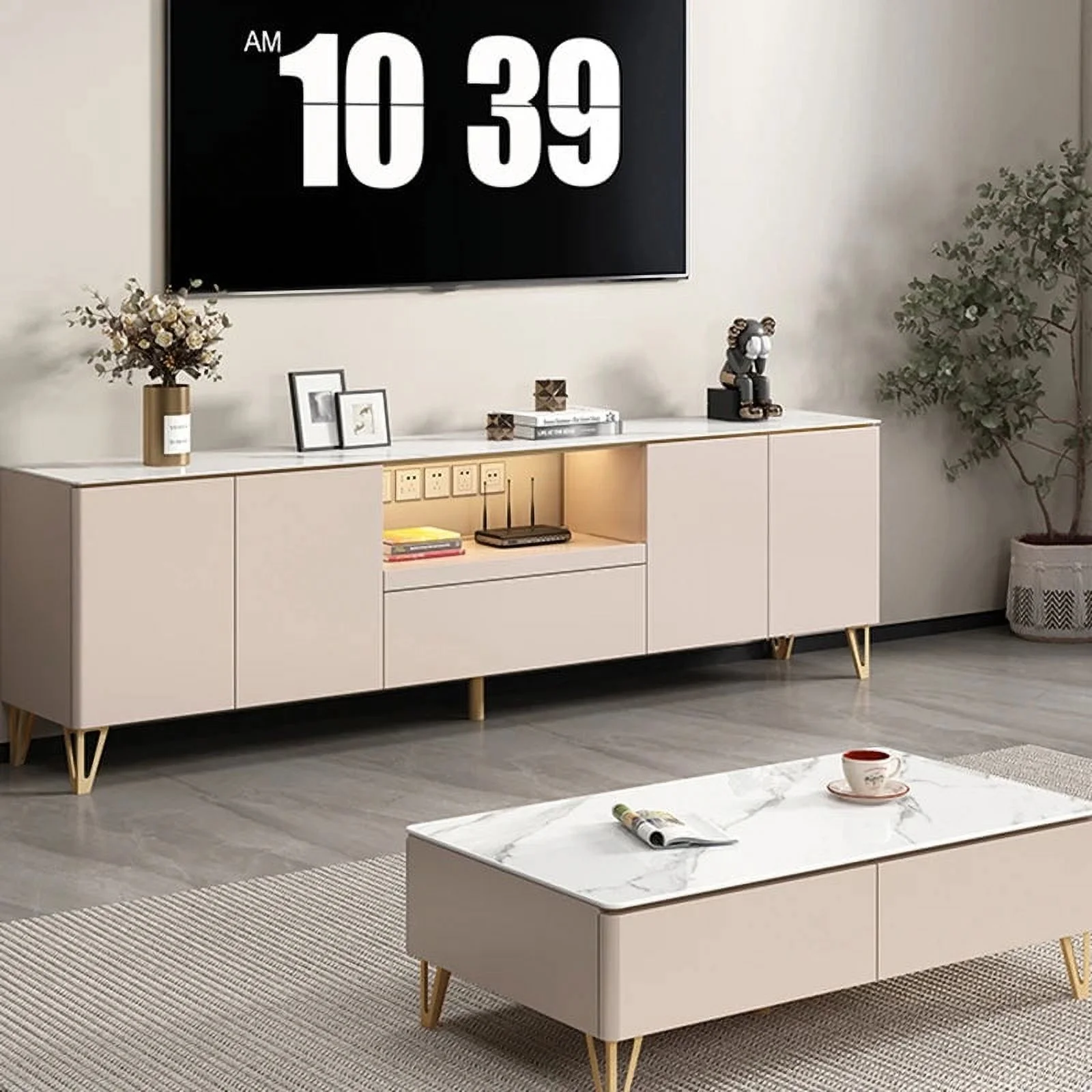 Wall Drawers TV Stands Dresser Chest Rack Storage TV Stands Cabinet Shelves Nordic Mobili Per La Casa Living Room Furniture