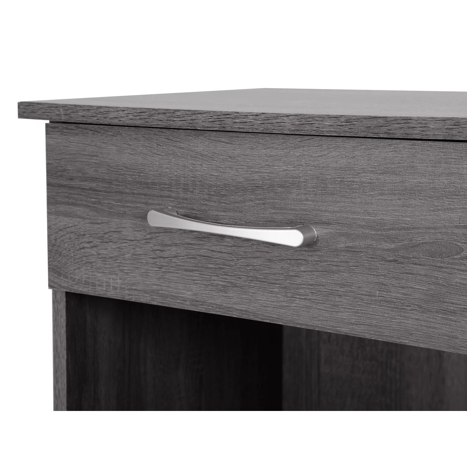 Glory Furniture Lindsey 1 Drawer RTA Nightstand in Gray