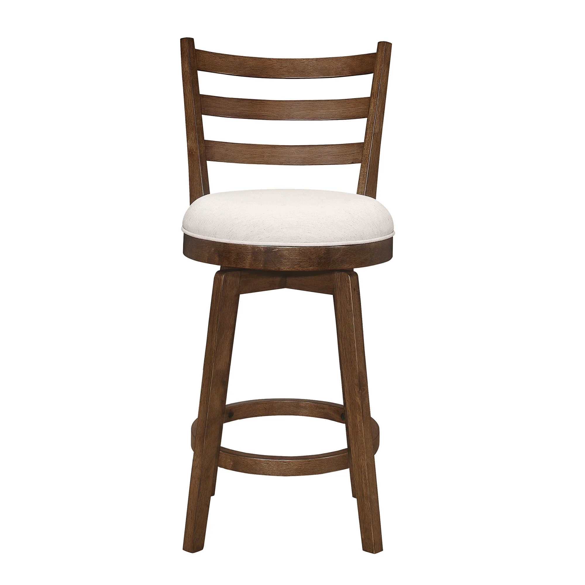 Hillsdale Furniture Shannon Wood Counter Height Swivel Stool, Walnut