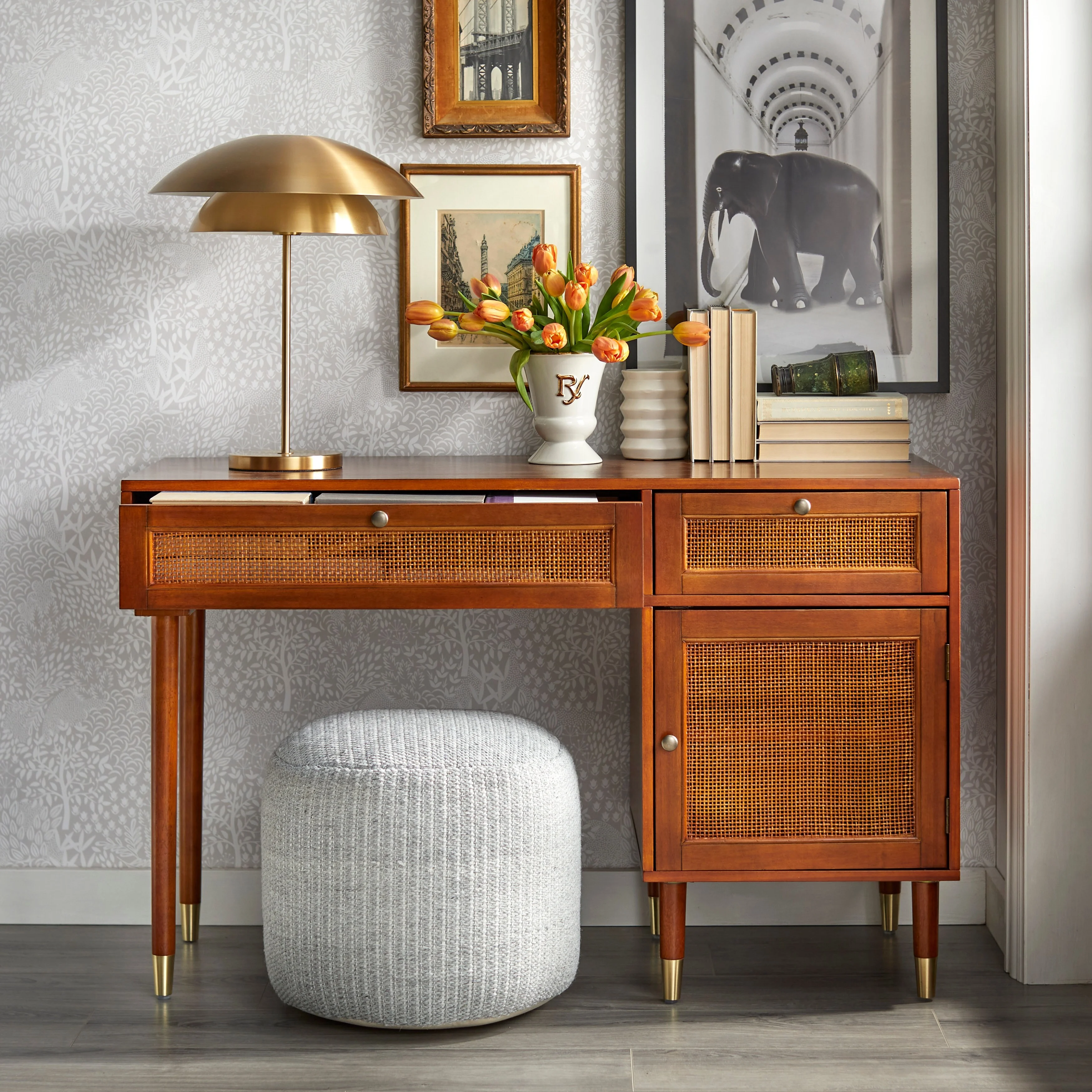 ANGELOHOME angelo:HOME Allen Cane Front Desk