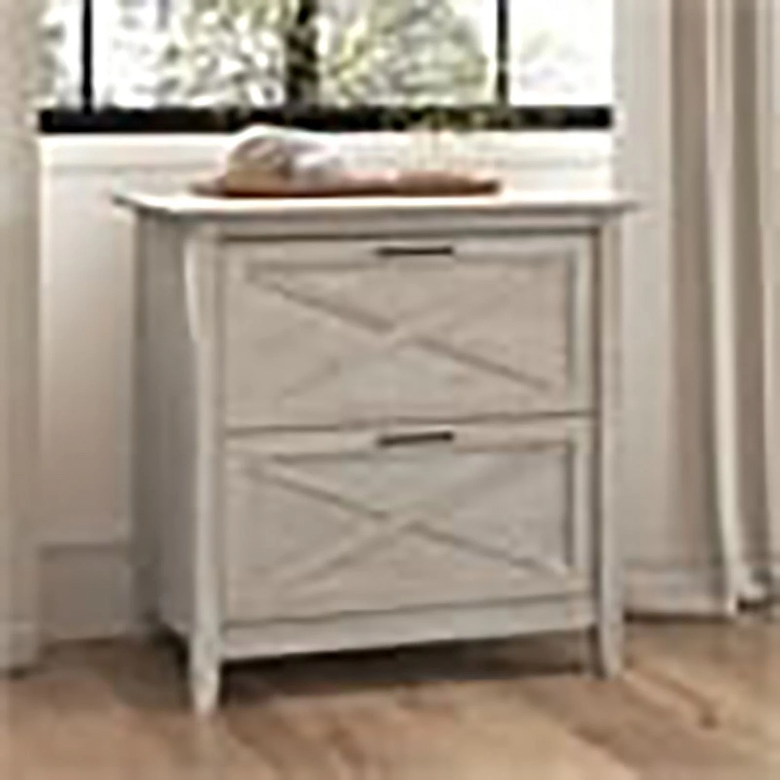 Scranton & Co 2 Drawers Contemporary Wood Lateral File Cabinet in Gray