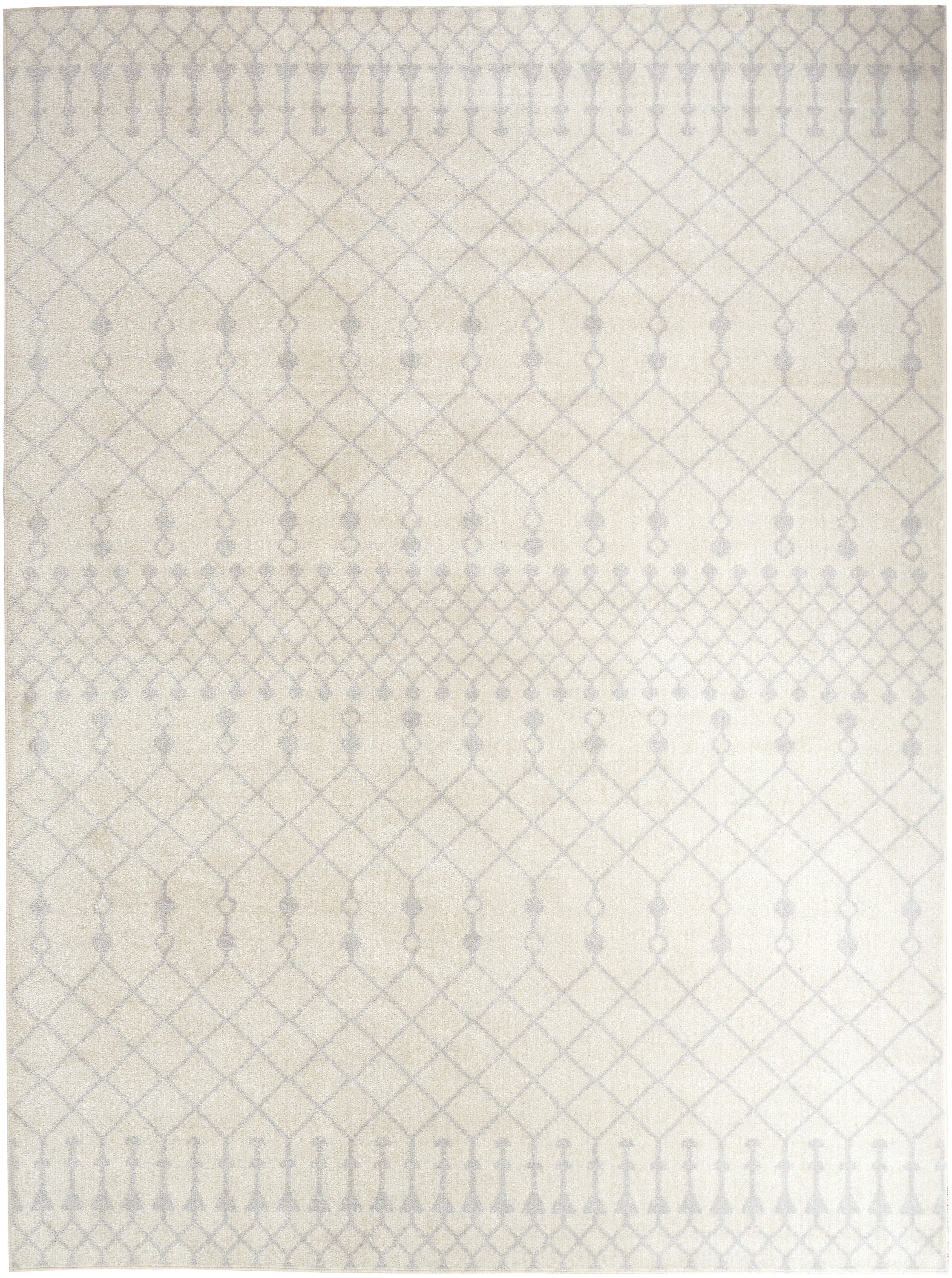 Nourison Astra Machine Washable Moroccan Ivory 7'10