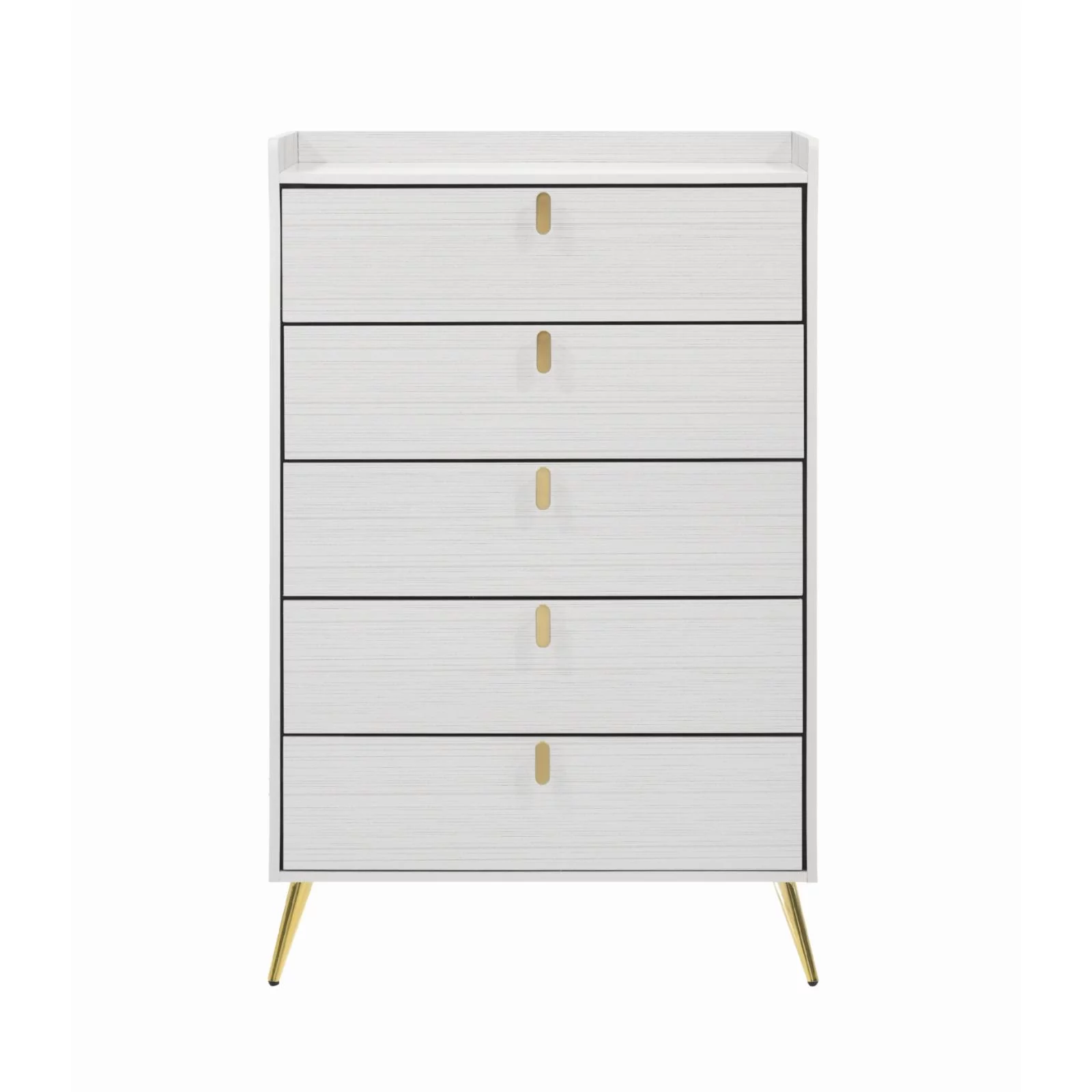 ACME Zeena 5-Drawer Wooden Chest in White