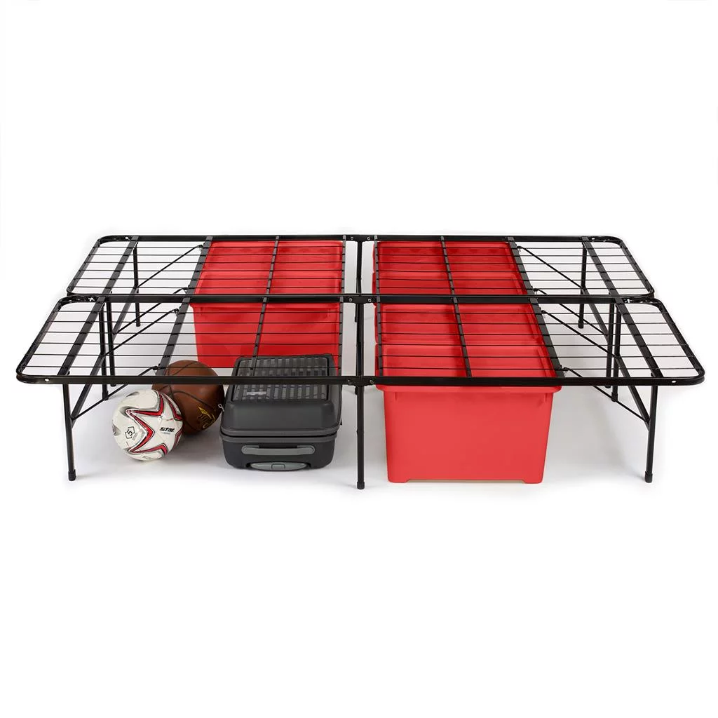 Zinus Shawn 14 Inch Metal Smartbase Bed Frame SM-SC-SBBK-14F-FR