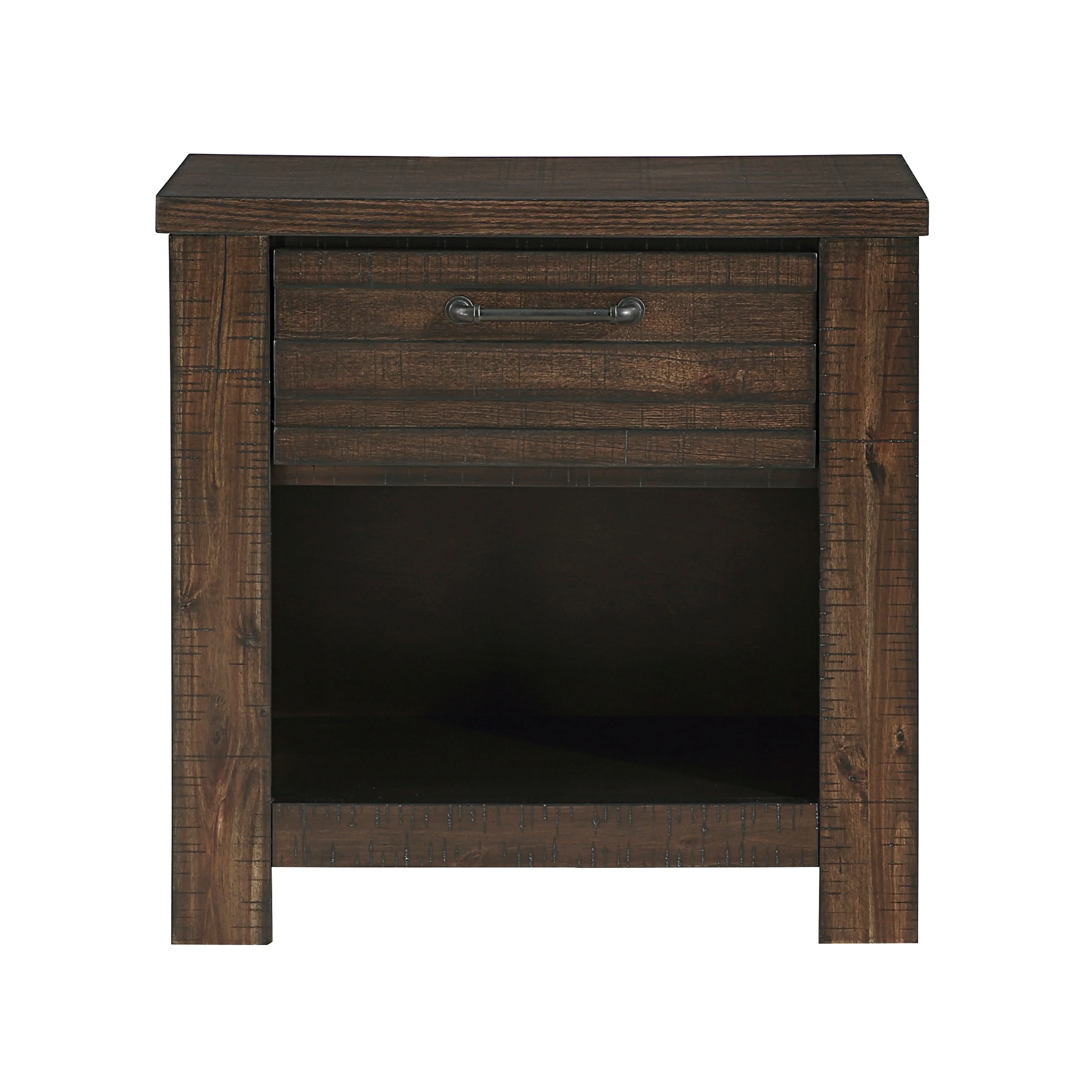 Fremont & Park Raiden 1-Drawer Nightstand Dark Brown