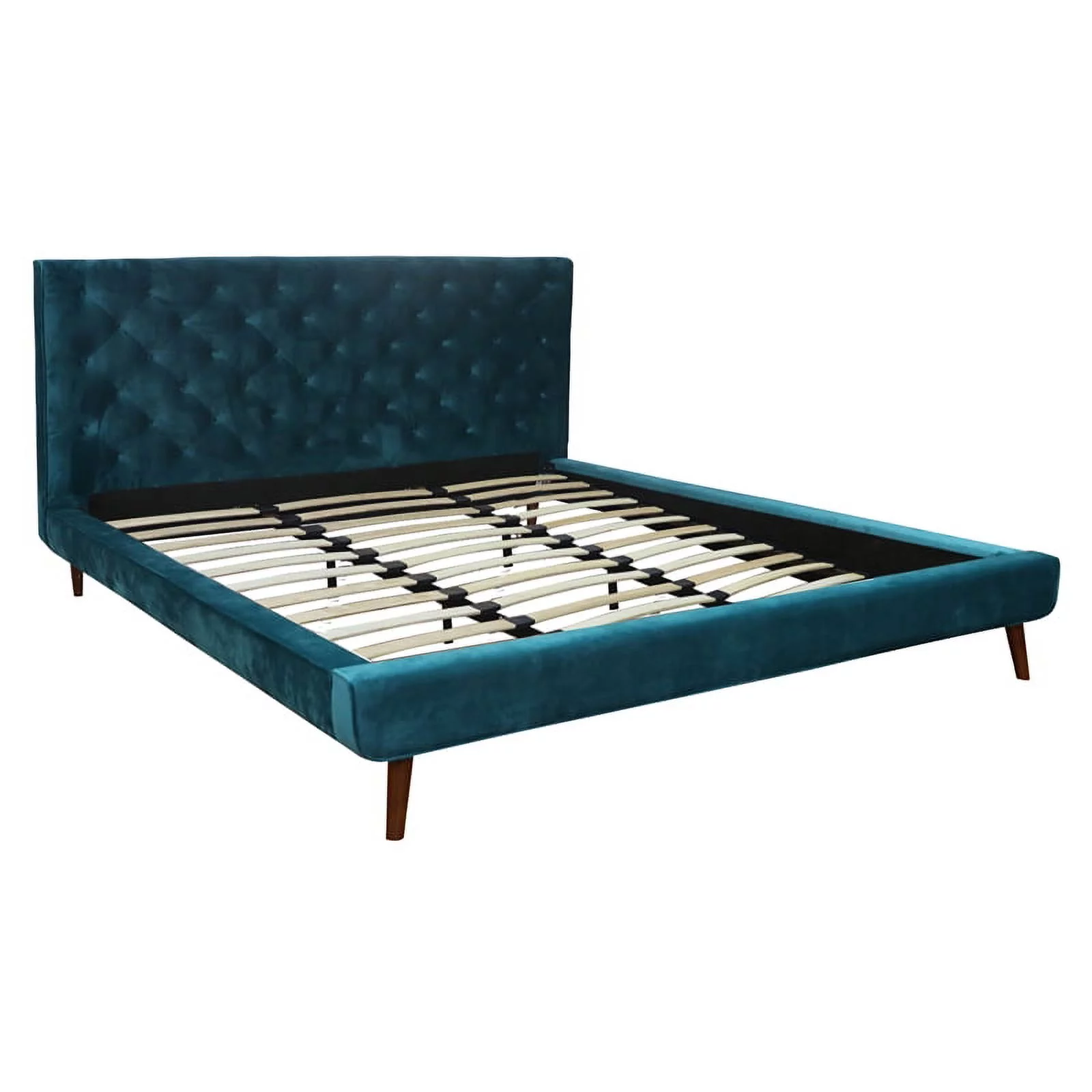 Home Square 2 Piece Set with Queen Platform Bed and 6-Drawer Dresser