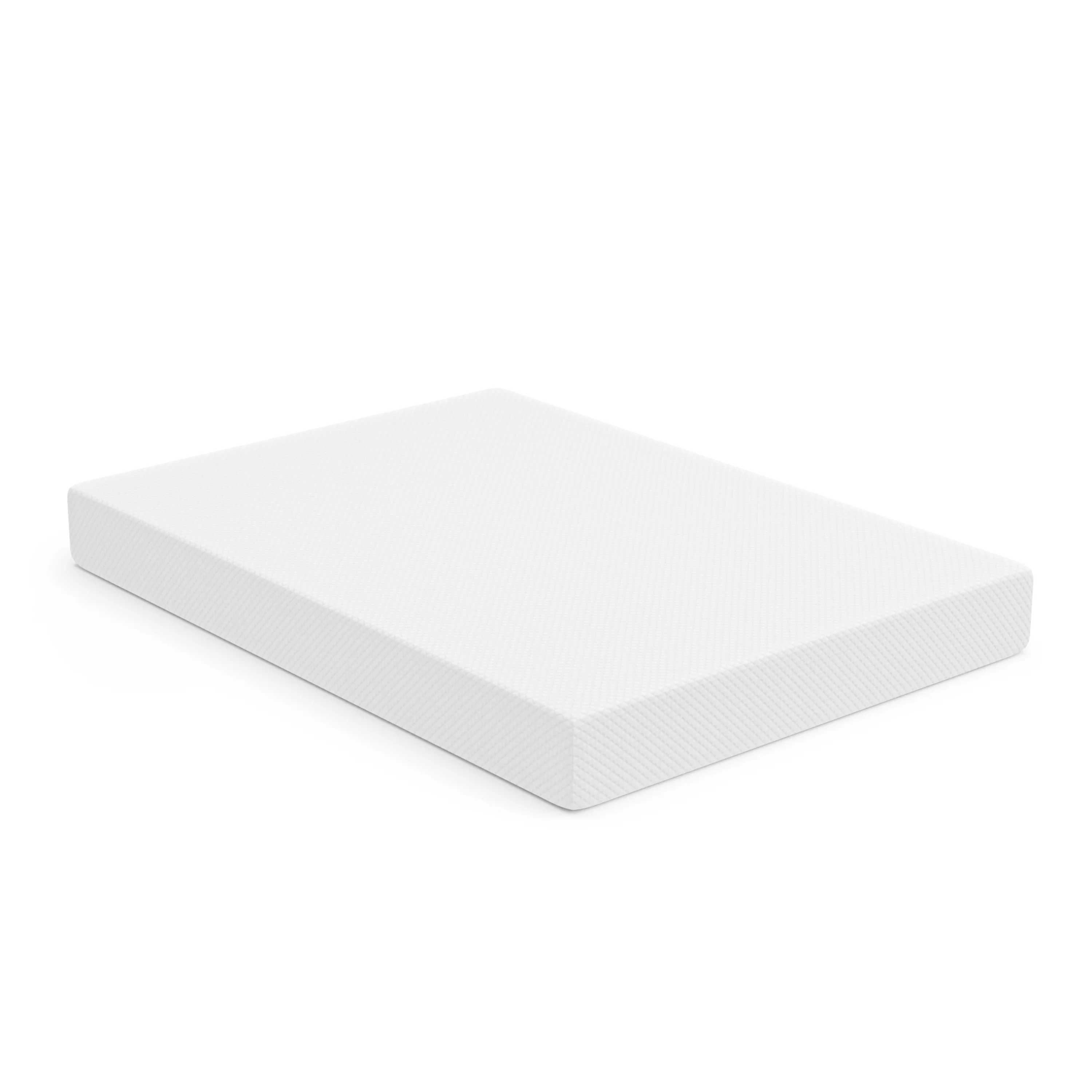 Furniture of America Full Platform Bed with 8-Inch Mattress, World Traveler Beige Pattern (Assembly Required)