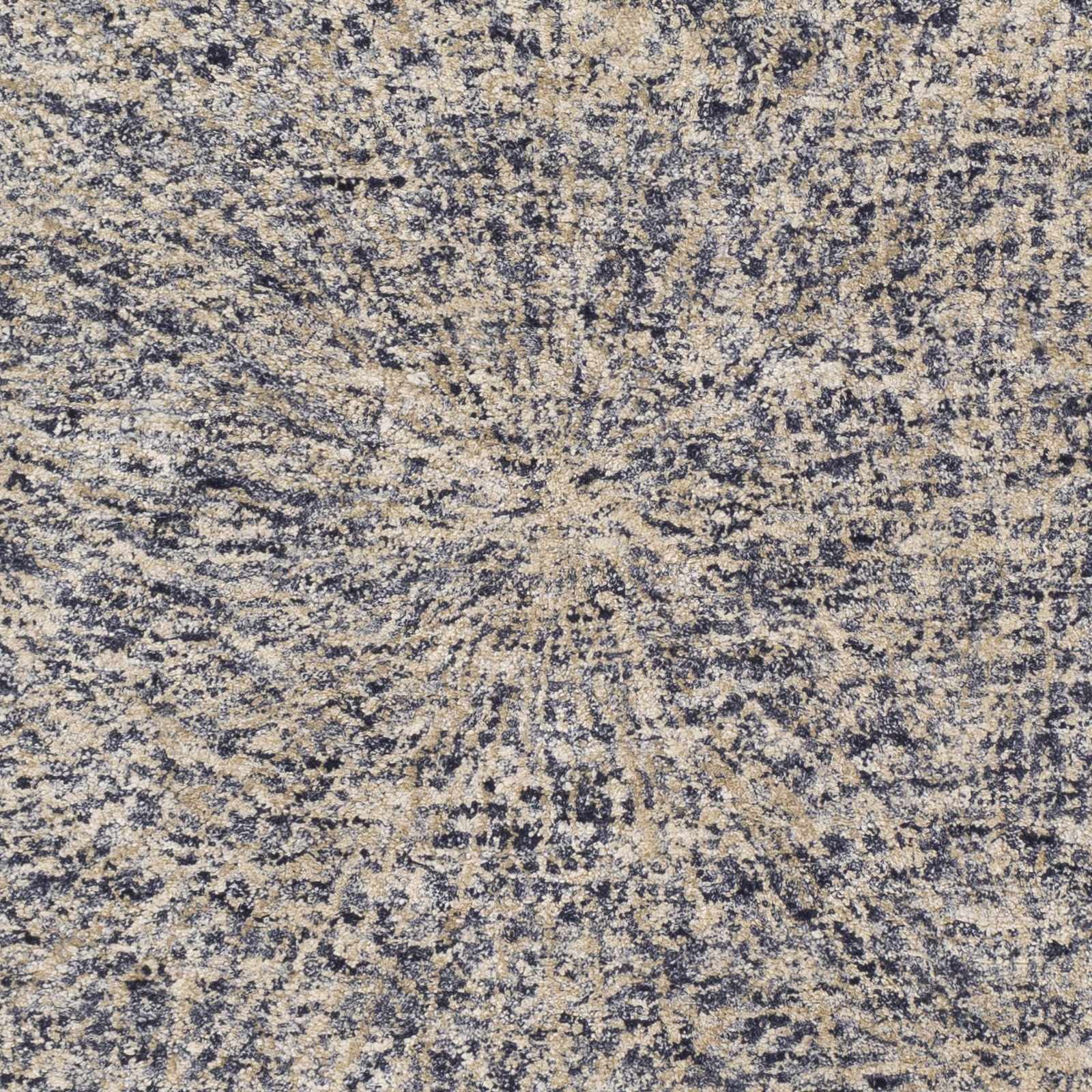 Hauteloom Senecaville Living Room, Bedroom Area Rug - Modern - Blue, Beige - 9' x 13'