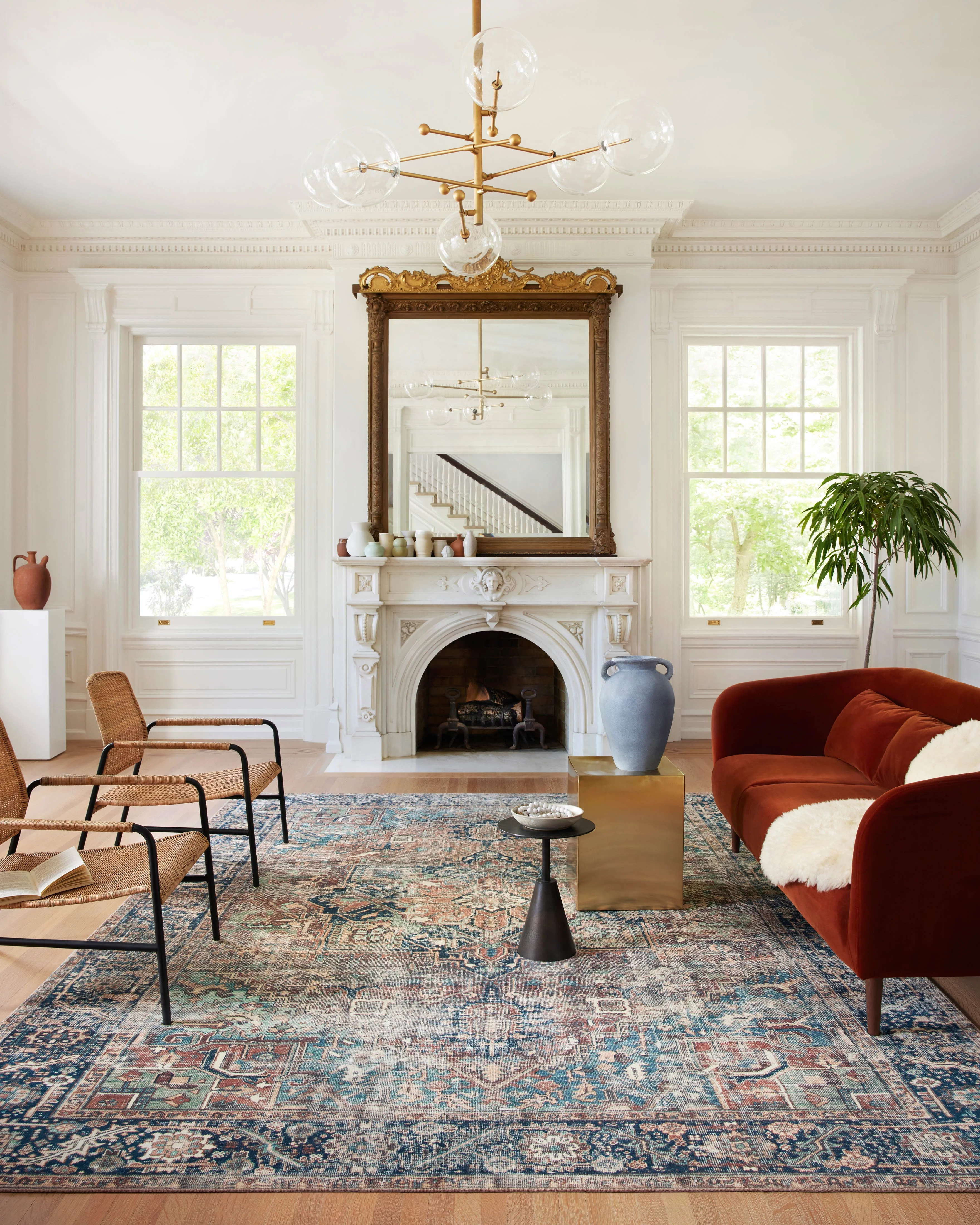 Loloi II Margot Mat-02 Terracotta / Lagoon 8'-6