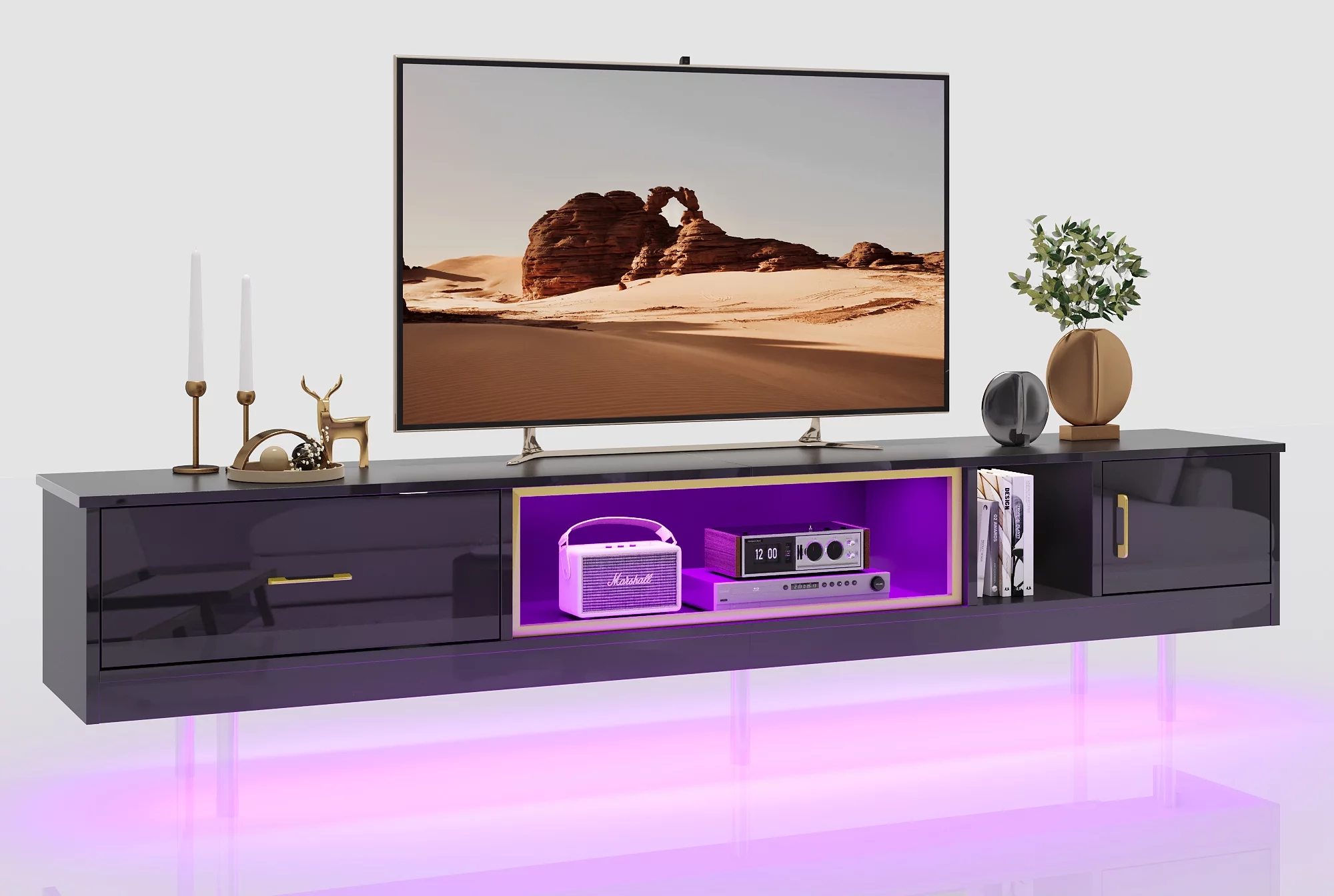 Bestier Modern TV Stand for TVs up to 85