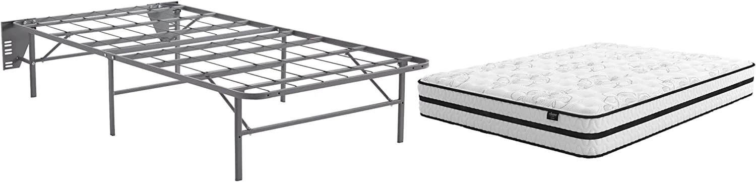 Signature Design by Ashley  Better than a Boxspring Twin Foundation  Gray