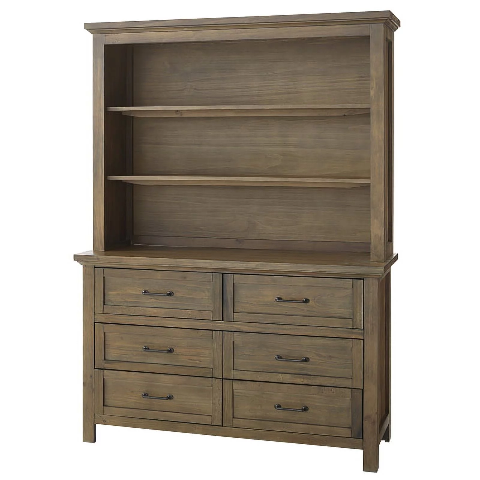 Westwood Design Westfield Traditional 6 Drawer Dresser in Harvest Brown Finish