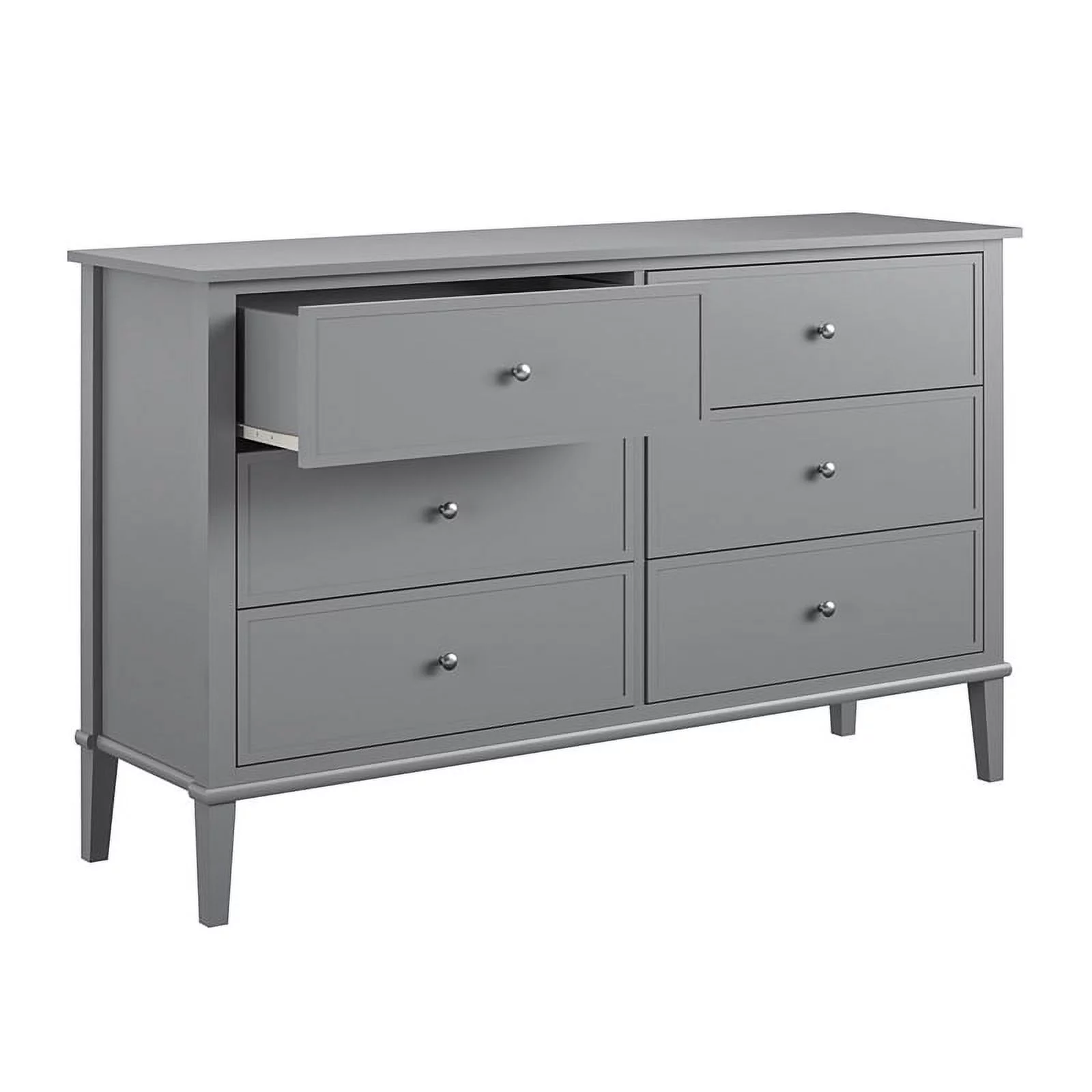 Ameriwood Home Franklin 6 Drawer Dresser in Gray