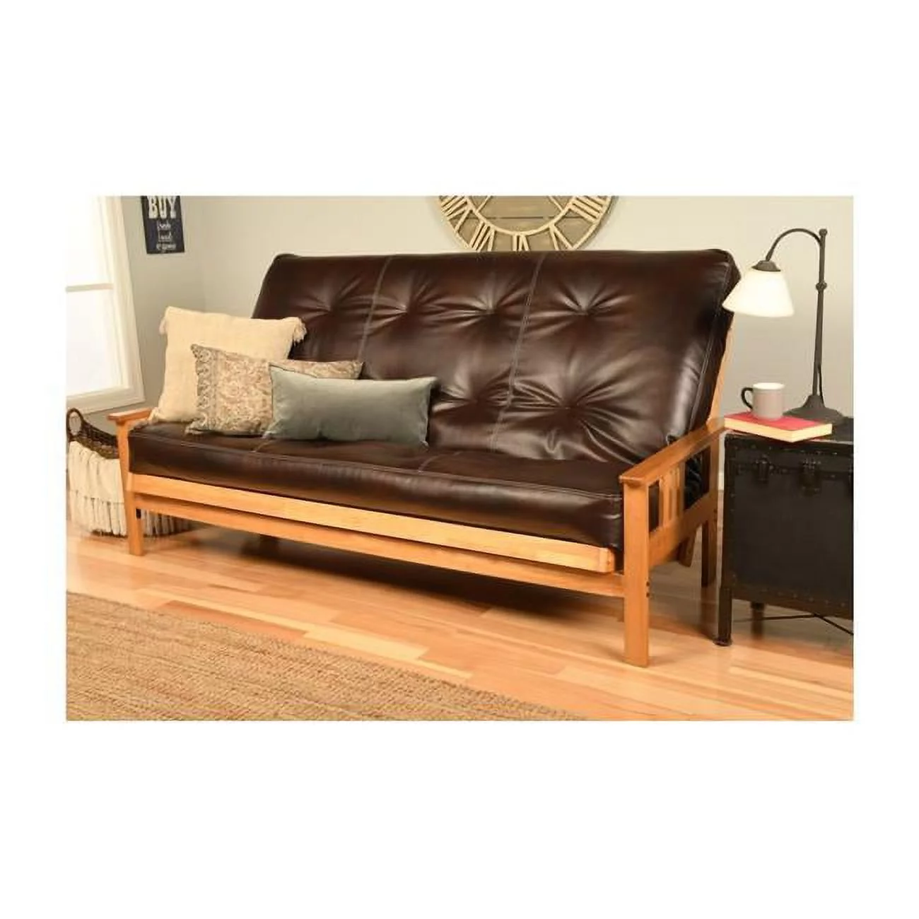 Monterey Frame Queen-Butternut Finish-Oregon Trail Java Mattress Kodiak Furniture