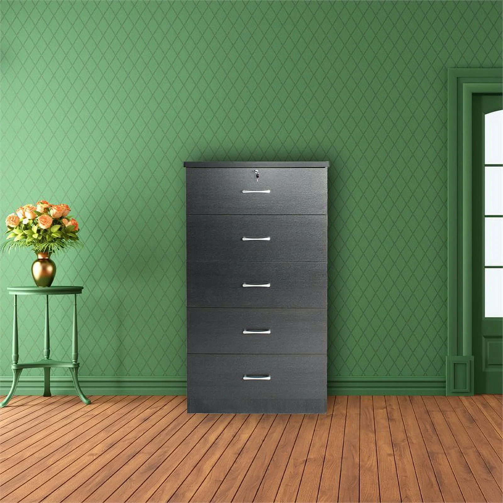 Pemberly Row Contemporary Wooden 56