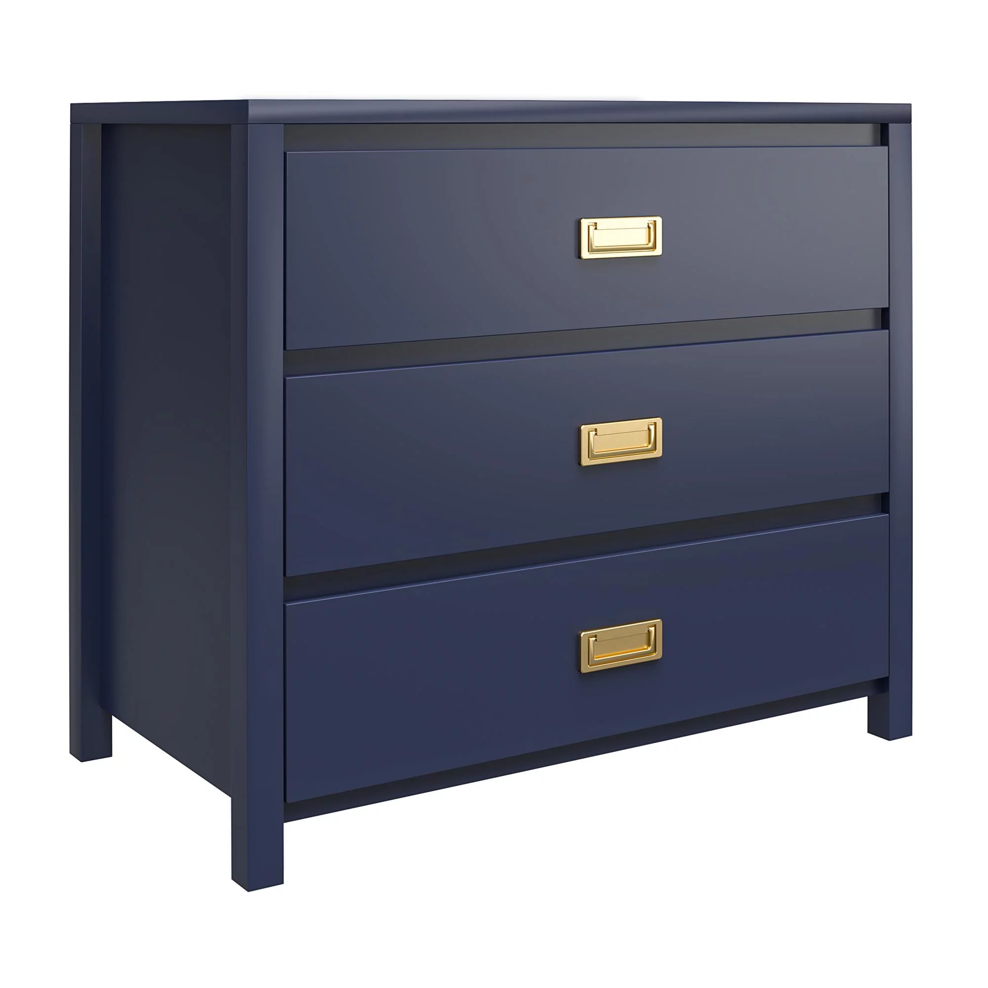 Little Seeds Monarch Hill Haven 3 Drawer Kids' Dresser, Navy