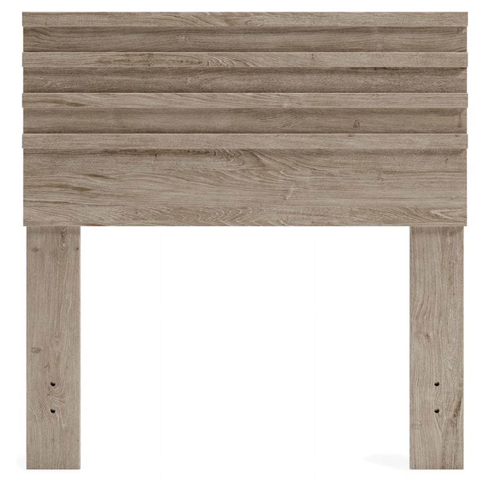 Bowery Hill Twin Panel Engineered Wood Headboard in Natural