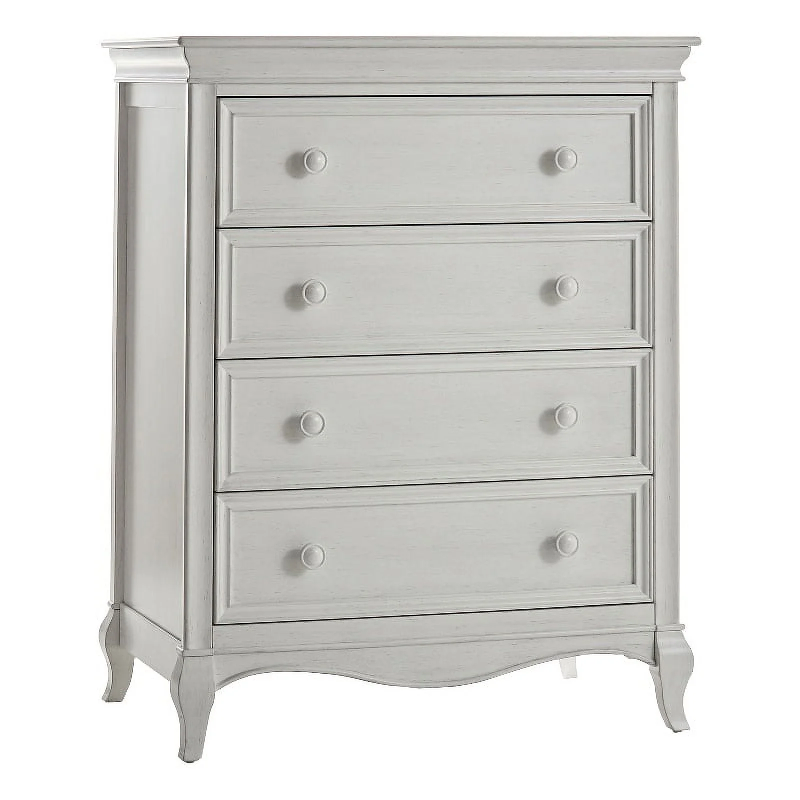 Home Square 2-Piece Set with Chest and Double Dresser in Vintage White