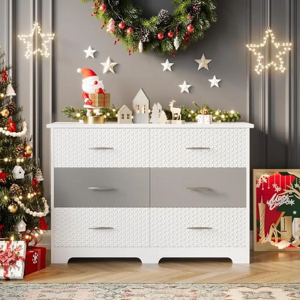 GEROBOOM Unique Craftsmanship Dresser Modern Dresser Drawers Colorful Deep Drawers for Bedroom Living Room Entryway Navy