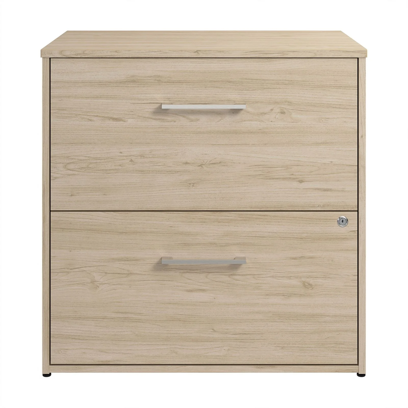 Pemberly Row 2 Drawer Lateral File Cabinet in Natural Elm - Engineered Wood