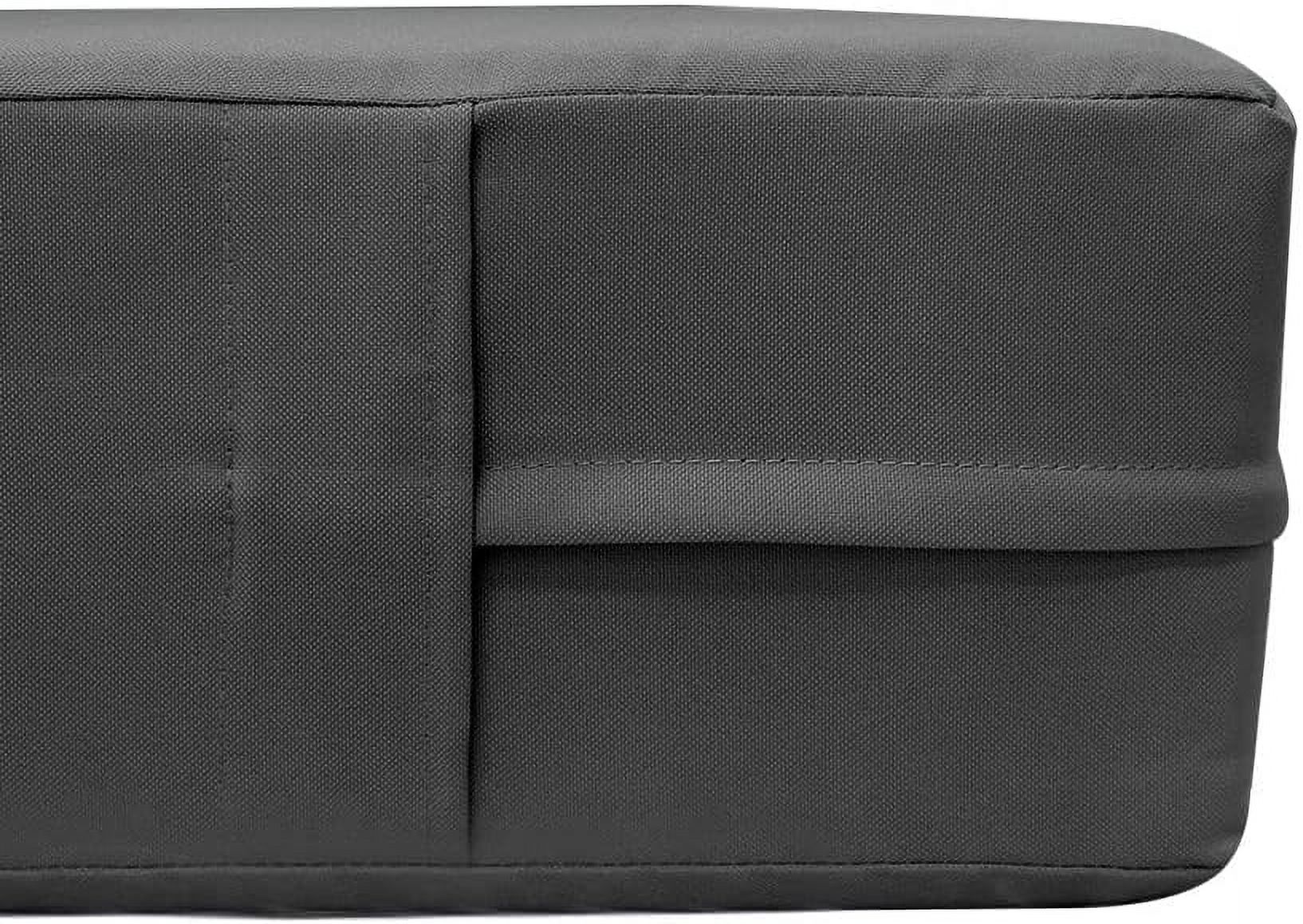 style6 full size 4pc knife edge outdoor daybed mattress bolster pillow fitted sheet slip cover ad003