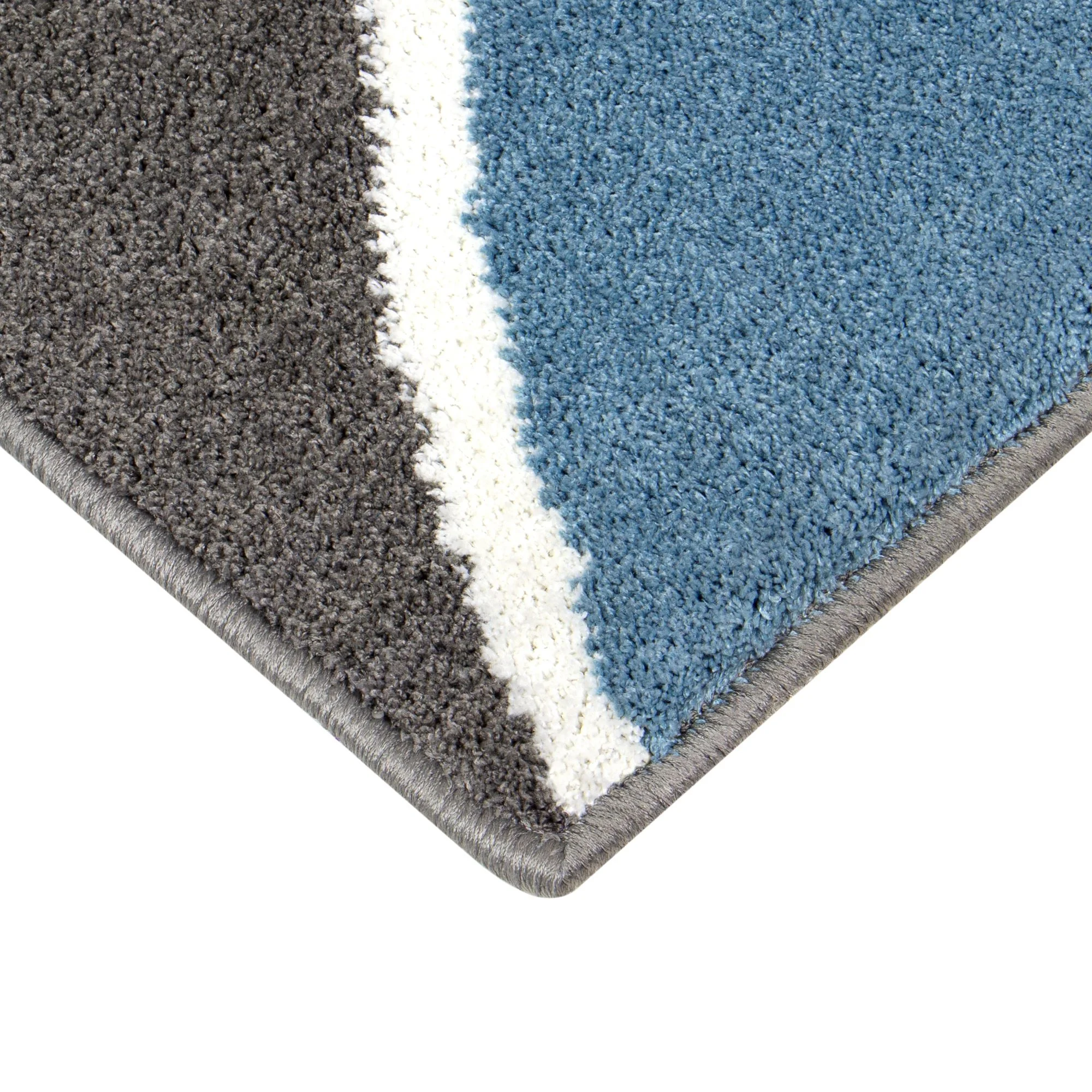 Better Homes & Gardens Blue Geometric Circles Area Rug, 5' x 7'