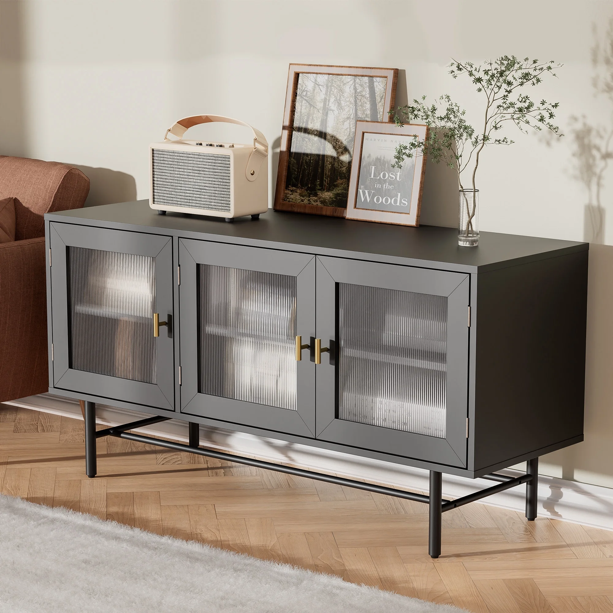 Cozy Castle TV Stand for TVs Up to 55