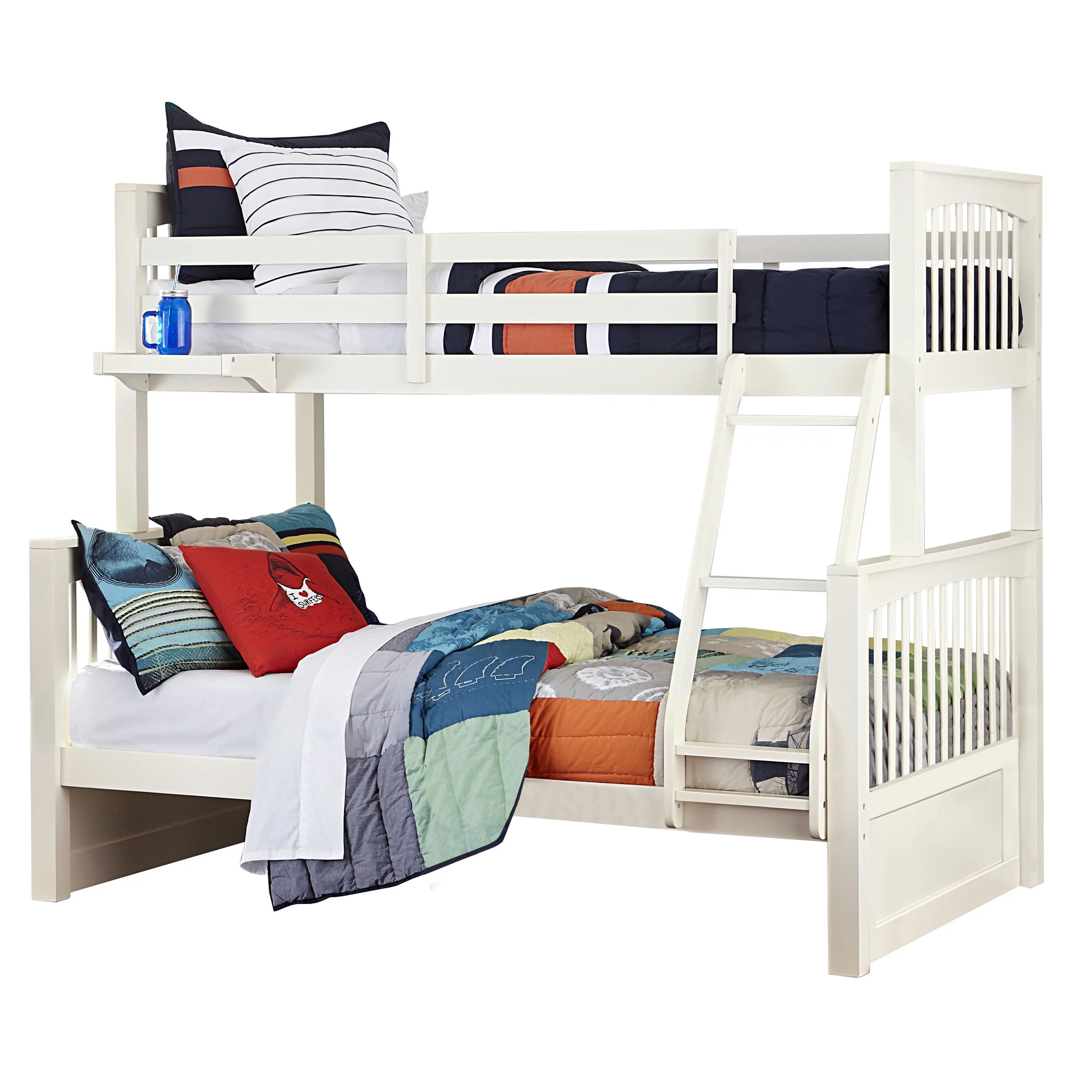 Hillsdale Pulse Twin over Full Bunk Bed, Multiple Colors