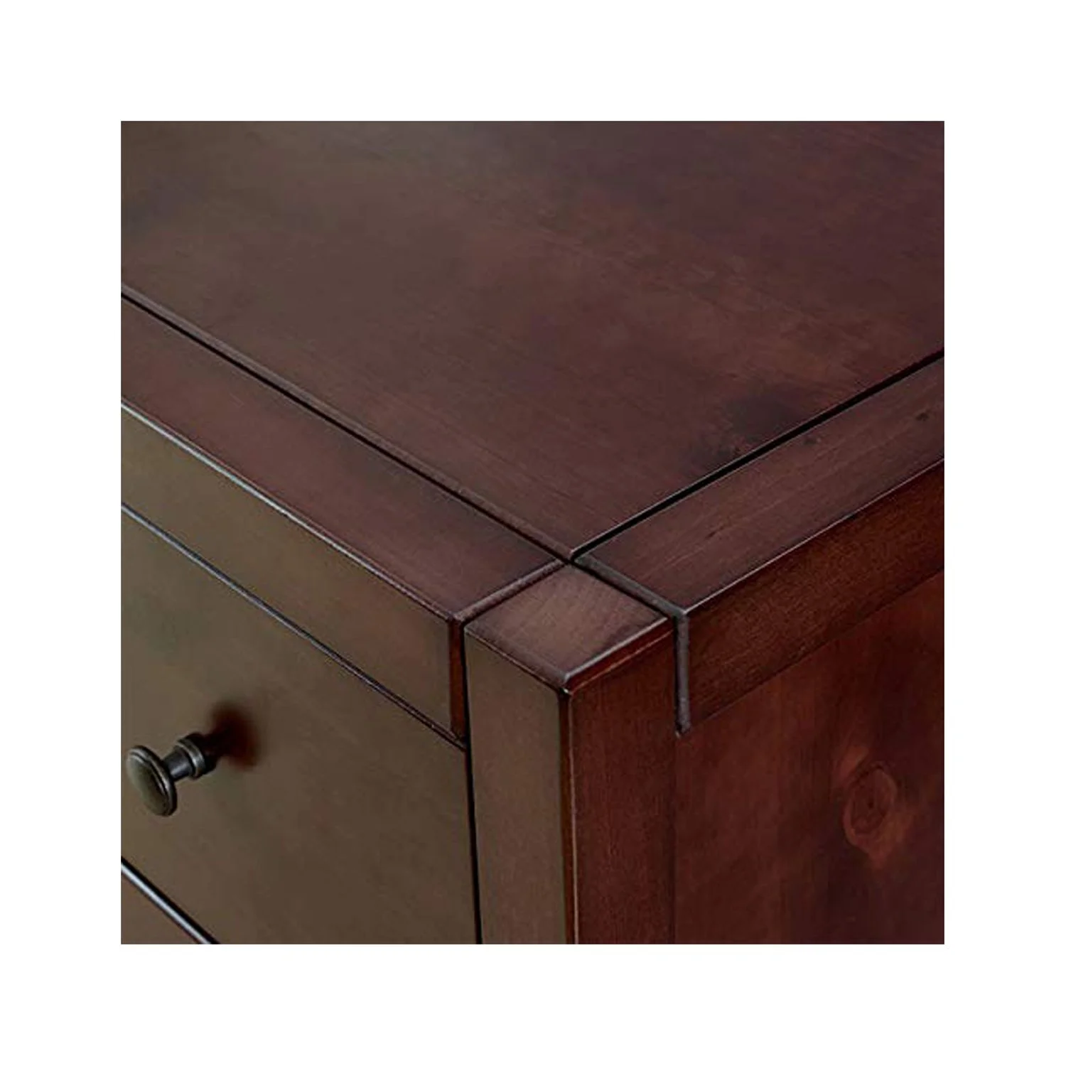 Benjara Transitional Style Wooden Dresser with Sturdy Straight Legs, Brown