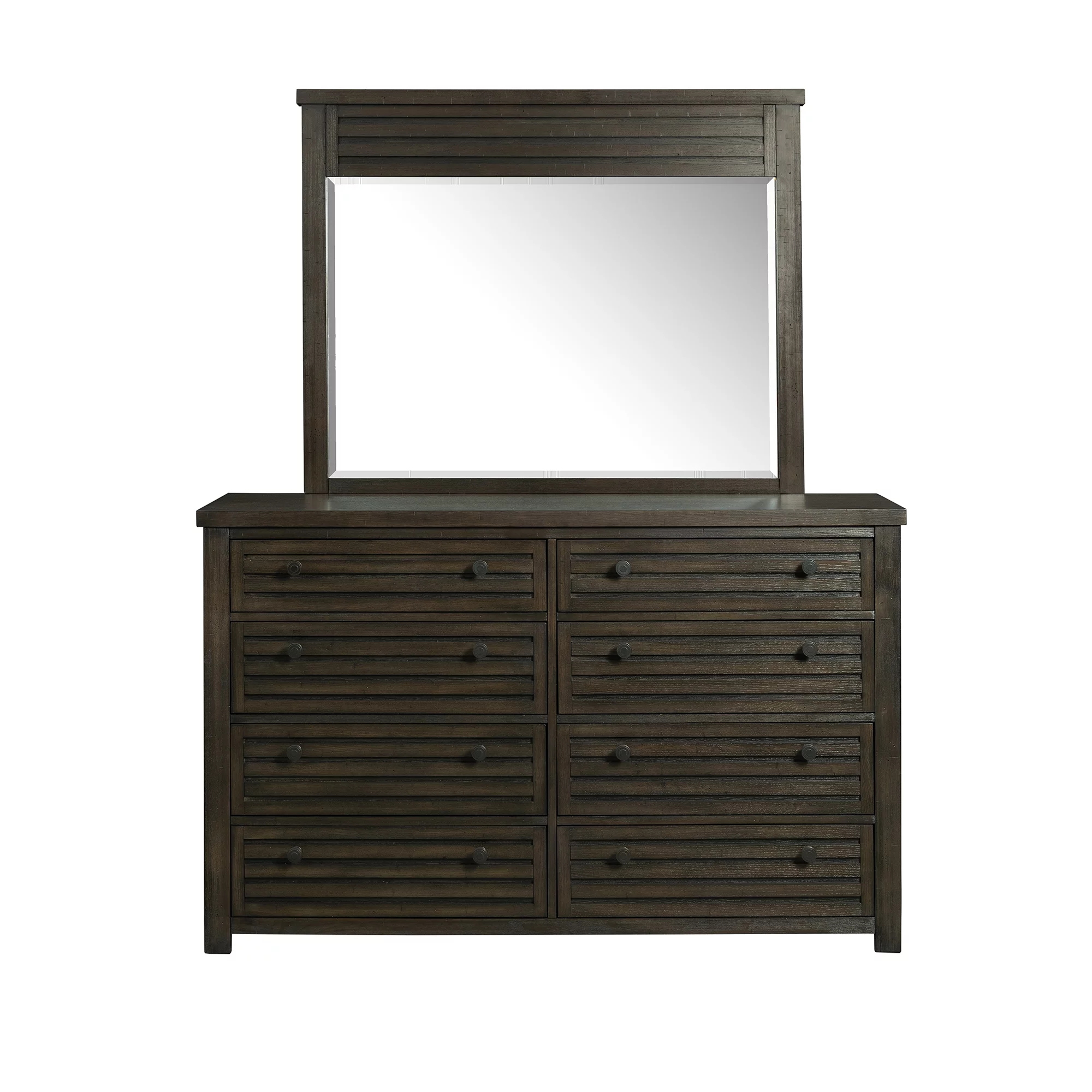 Picket House Furnishings Montego 8-Drawer Dresser And Mirror Set SB600DRMR